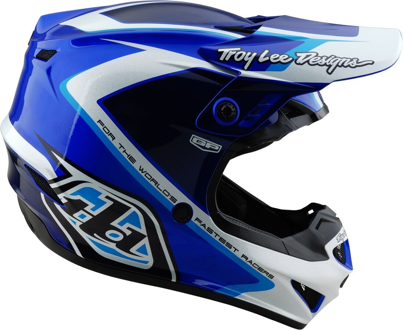 Troy Lee Designs GP Shutter Motocross Helm blau L (58/59) Abbildung 6