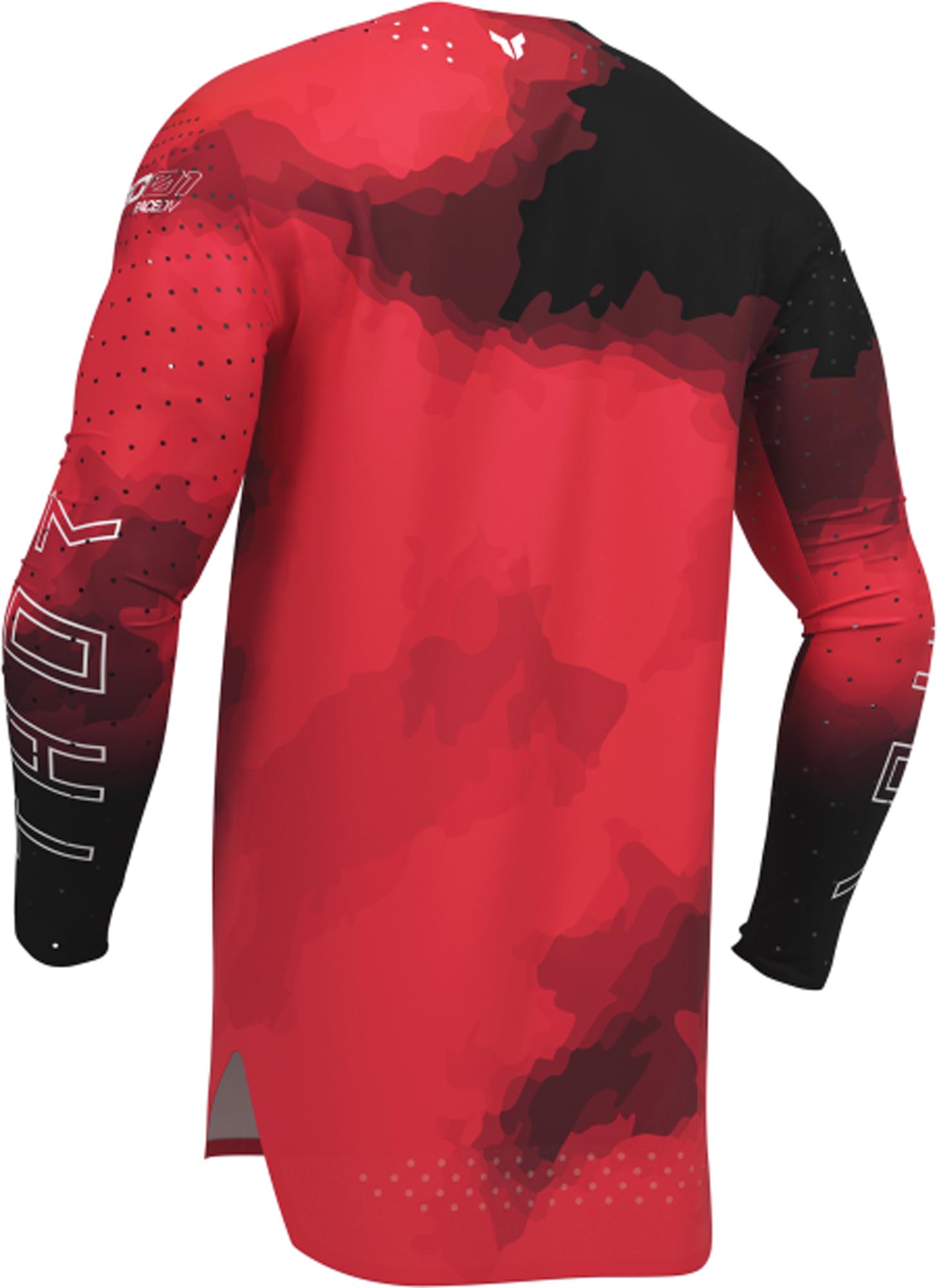 Thor Sportmode Carbon Motocrosstrøje sort/rød L Figur 4