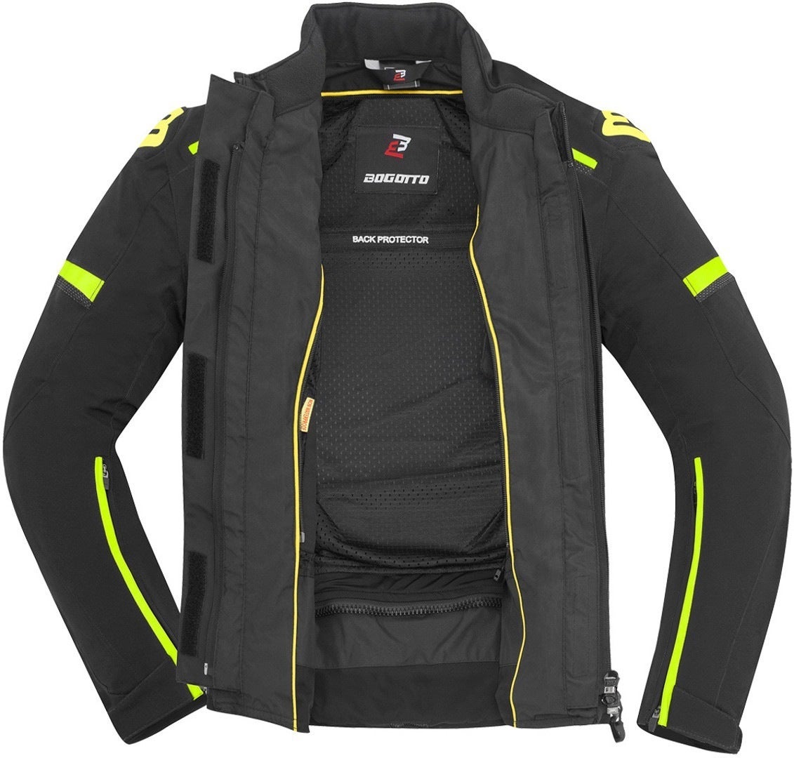 Side view of Bogotto Sparrow Waterproof Motorcycle Textile Jacket