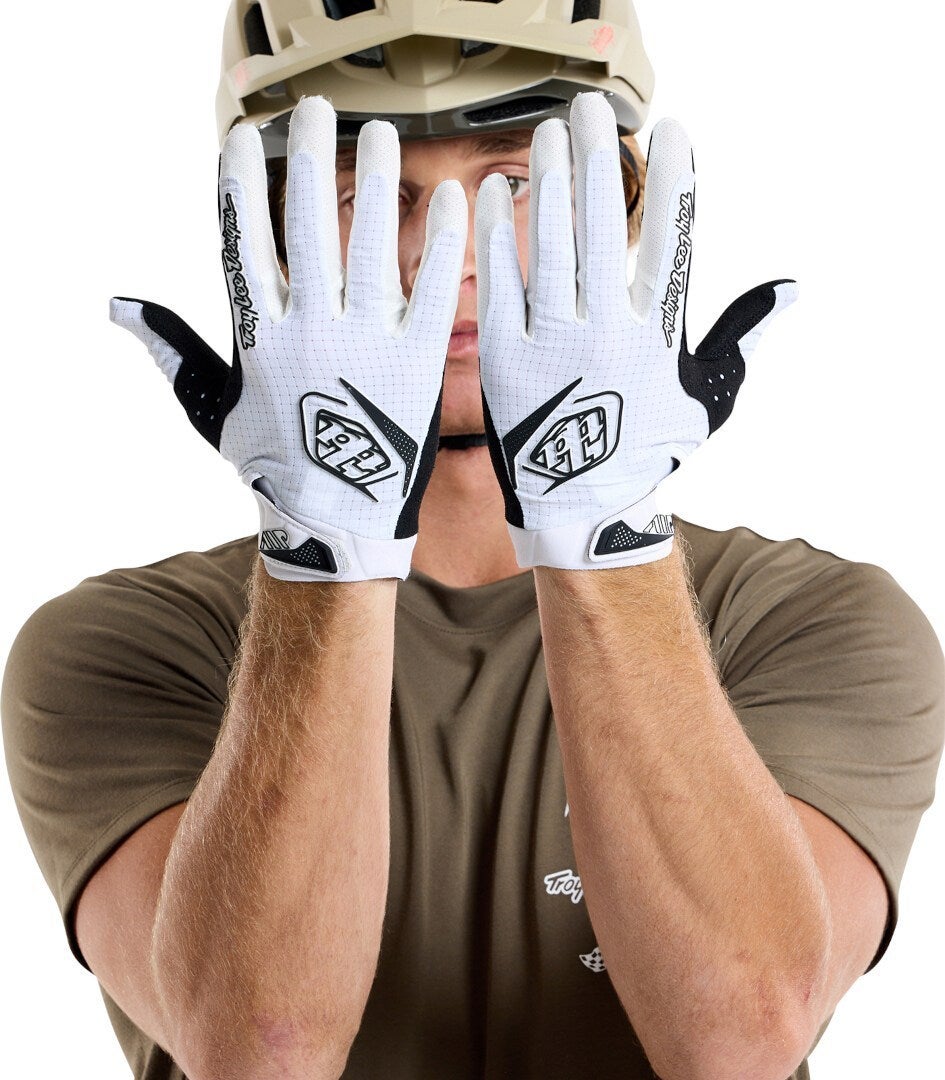 Troy Lee Designs Air Mono Luvas de motocross Branco M Figura 17