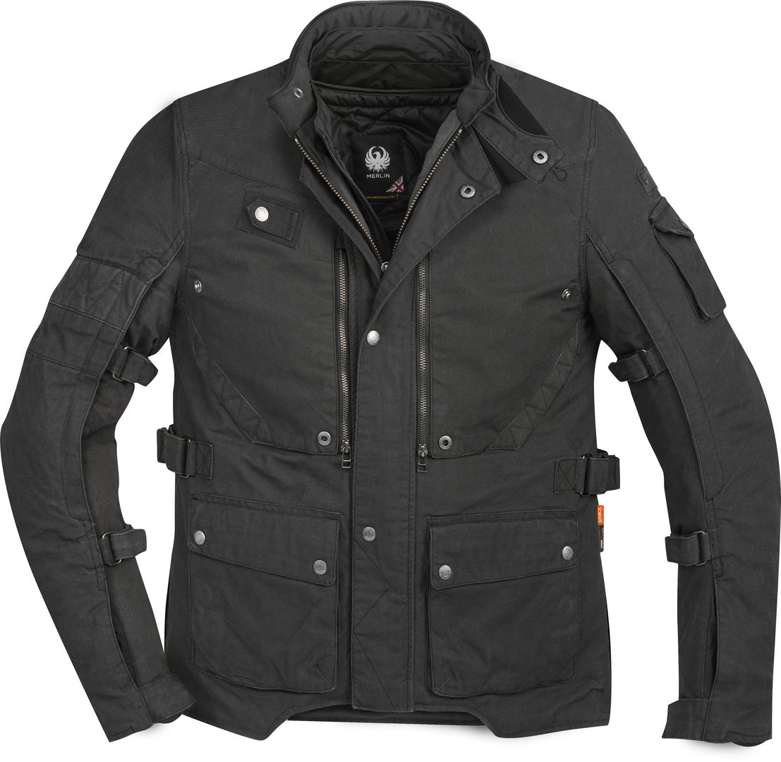 Merlin Mahala Pro D3O Explorer Motorcycle Textile Jacket black XL Figure 1