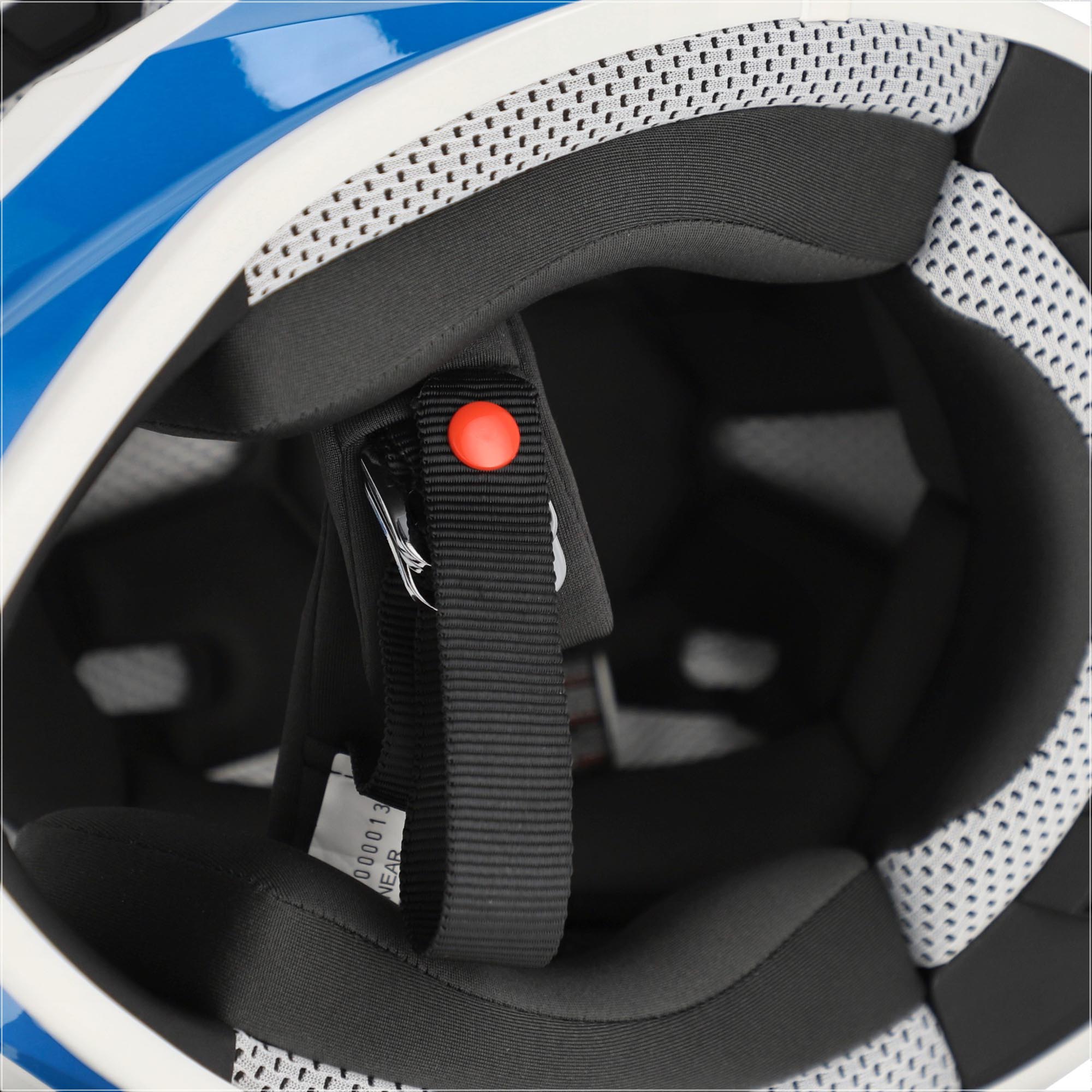 Acerbis Linear Solid Casco de motocross azul/blanco XXL (63/64) Figura 7