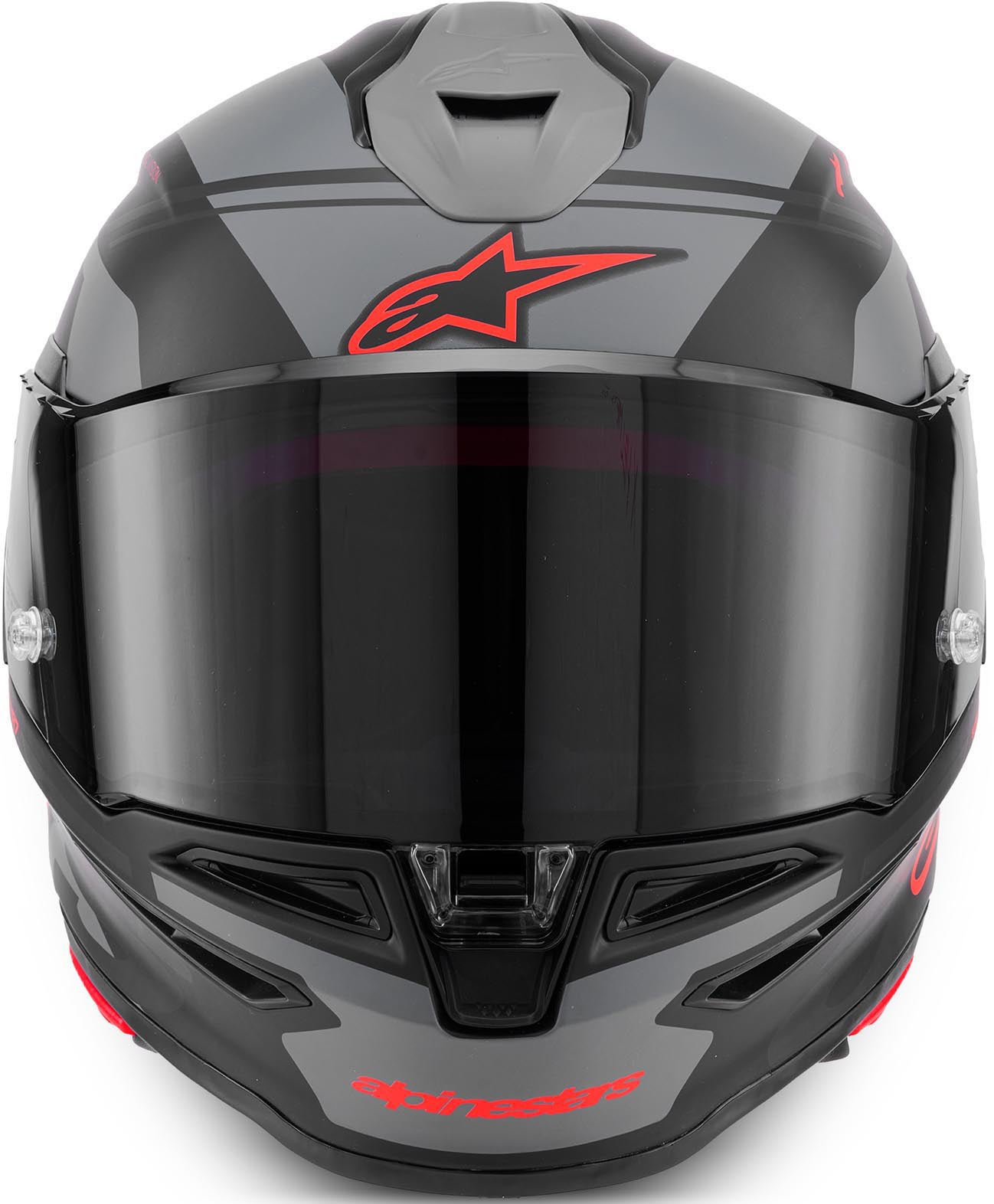 Alpinestars Supertech R7 A-Core Helm zwart/grijs/rood S Figuur 4