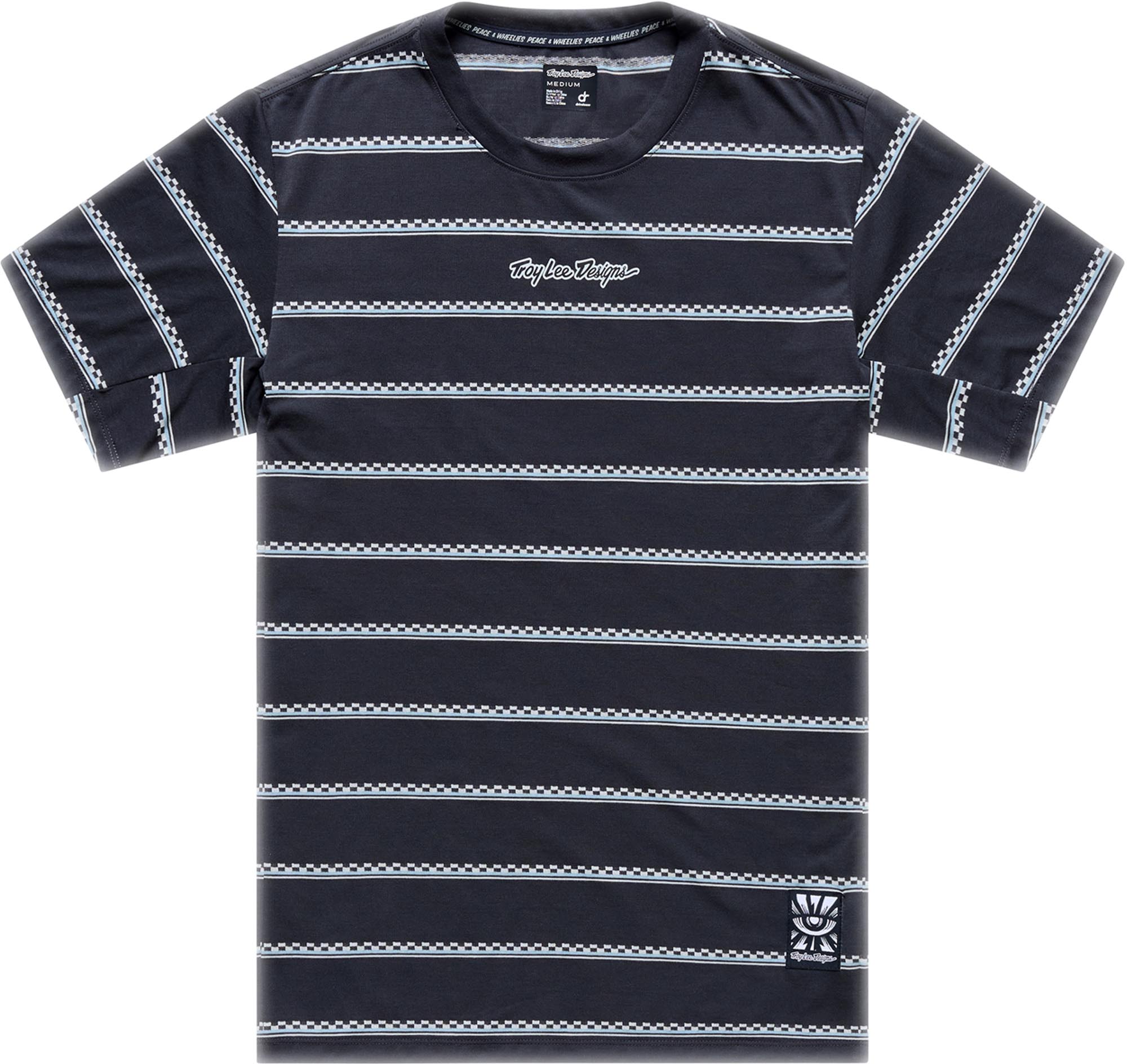 Troy Lee Designs Skyline Ride Checked Out Short Sleeve Bicycle Jersey-image-450848735