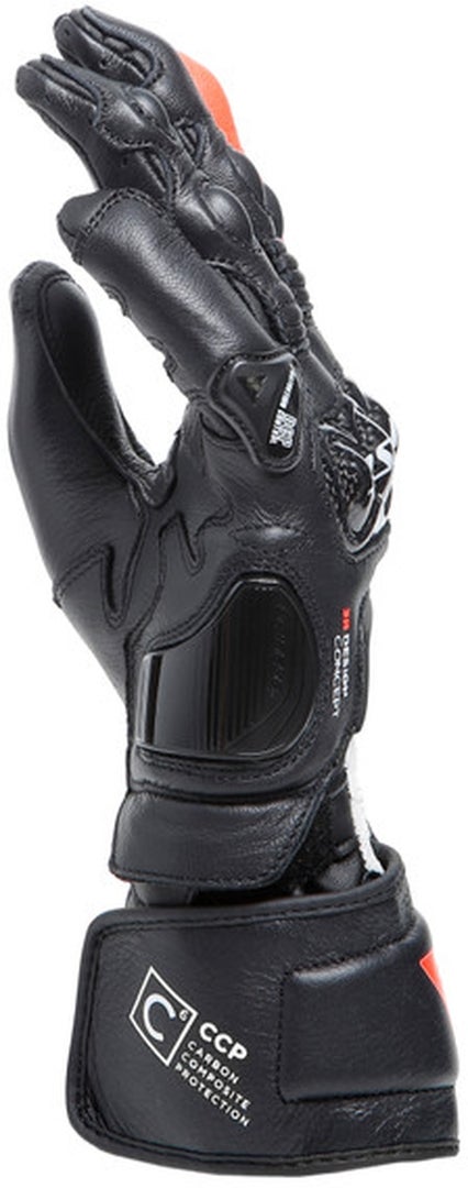Side view of Dainese Carbon 4 Long Ladies Motorcycle Gloves