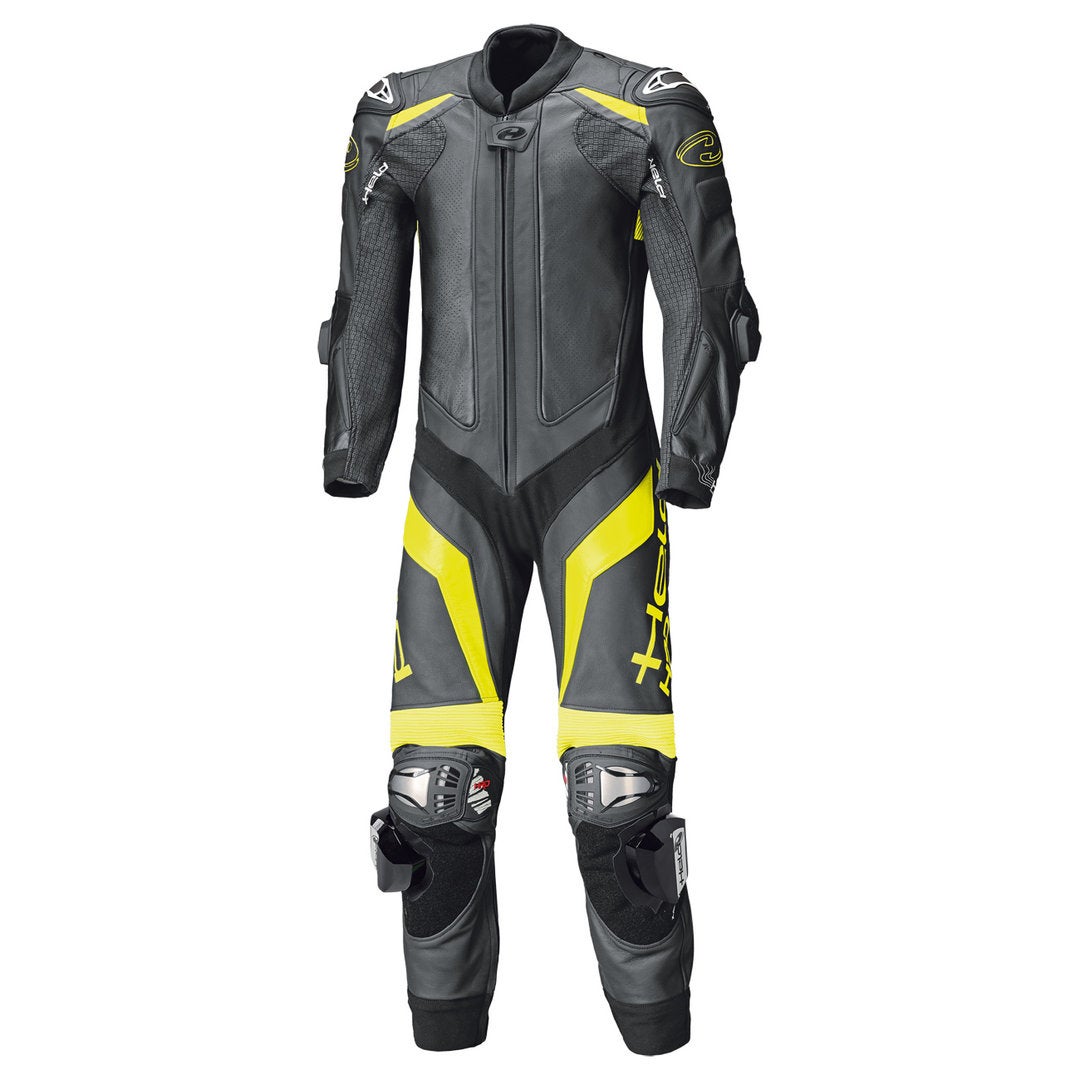 Held Race-Evo II One Piece Motorcycle Leather Suit black/yellow 52 Figure 1