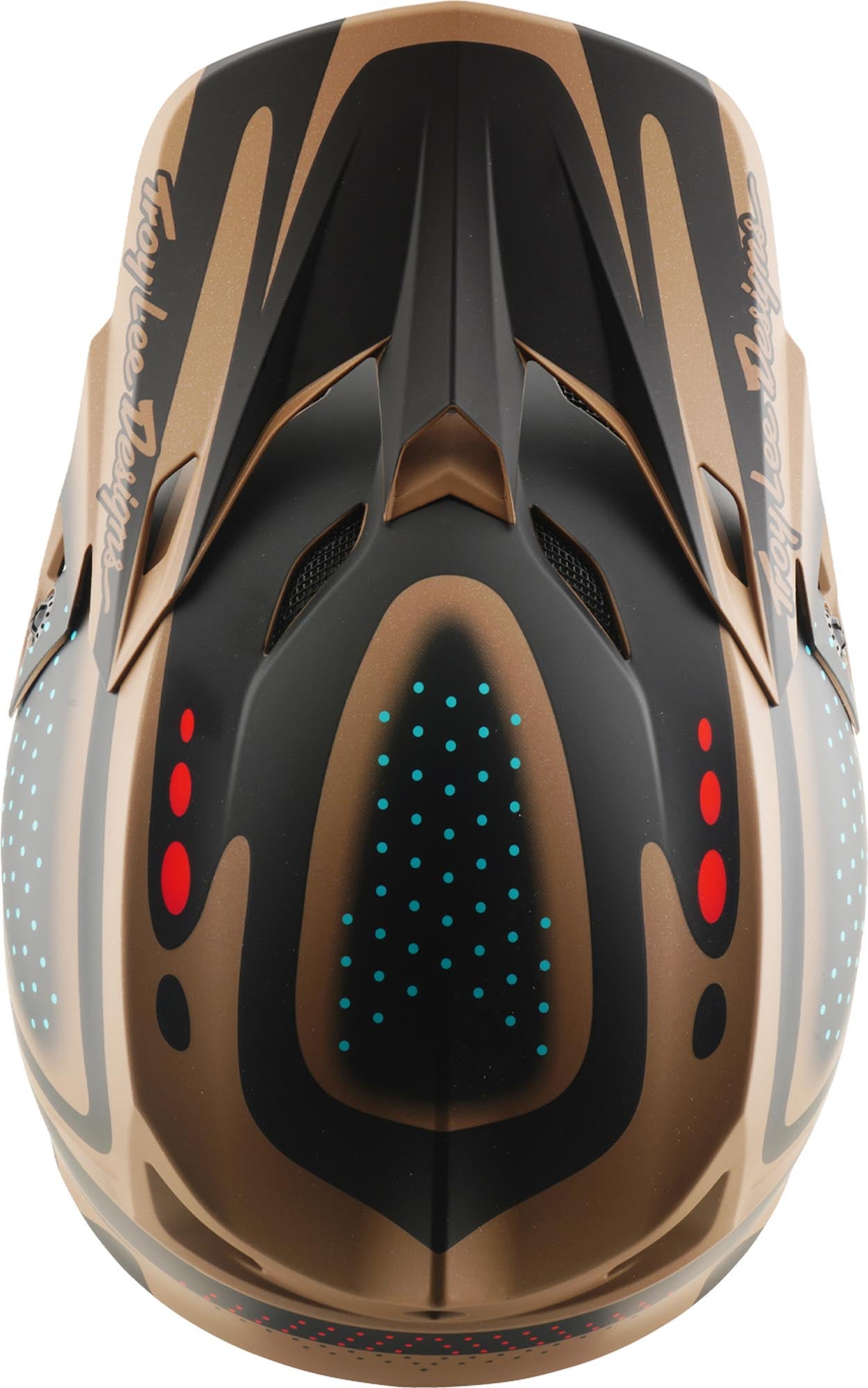 Side view of Troy Lee Designs SE5 Polycarbonate MIPS The Line Motocross Helmet
