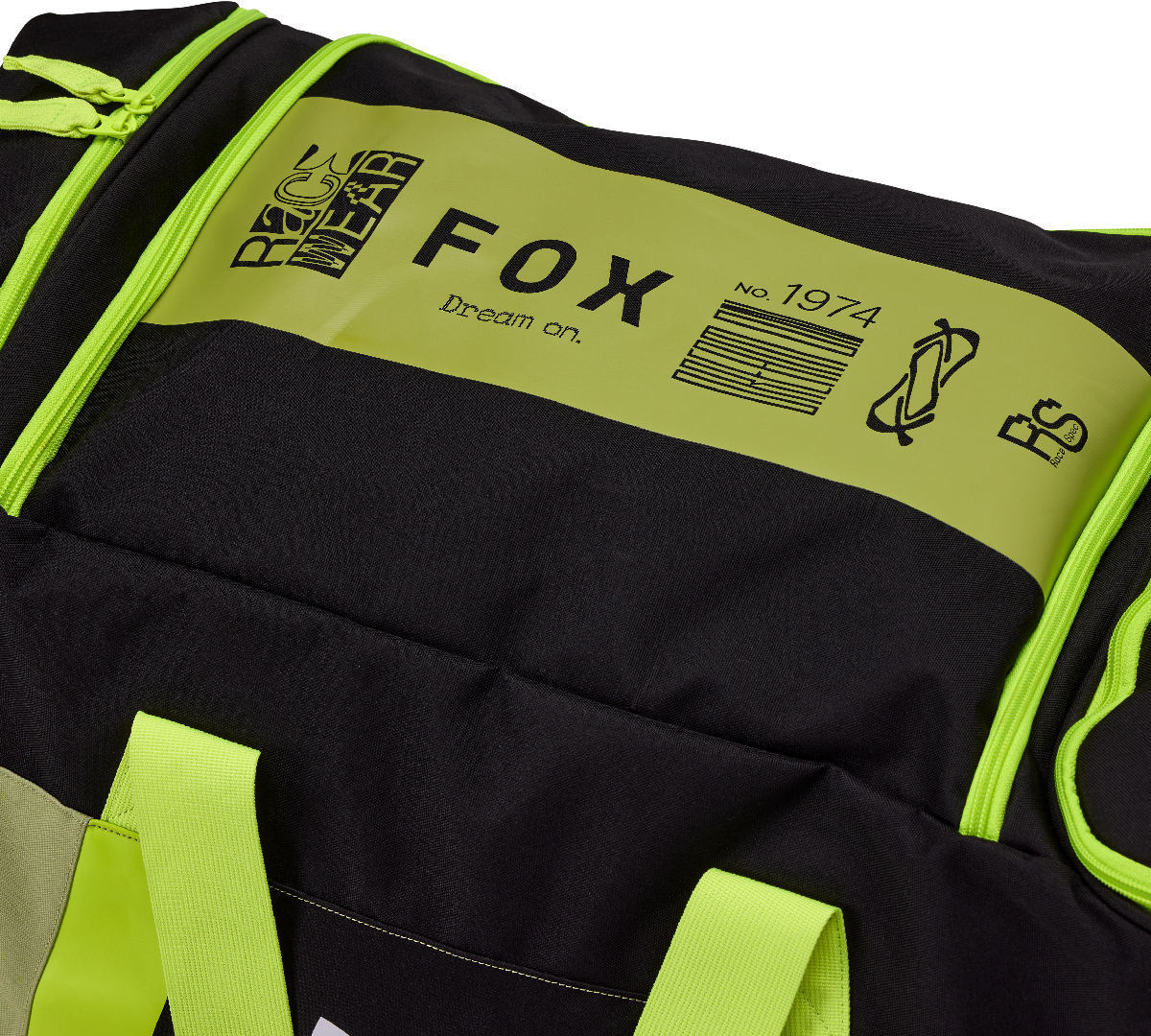 FOX Shuttle 180 Race Spec Roller Geantă de echipament verde/galben Figura 6