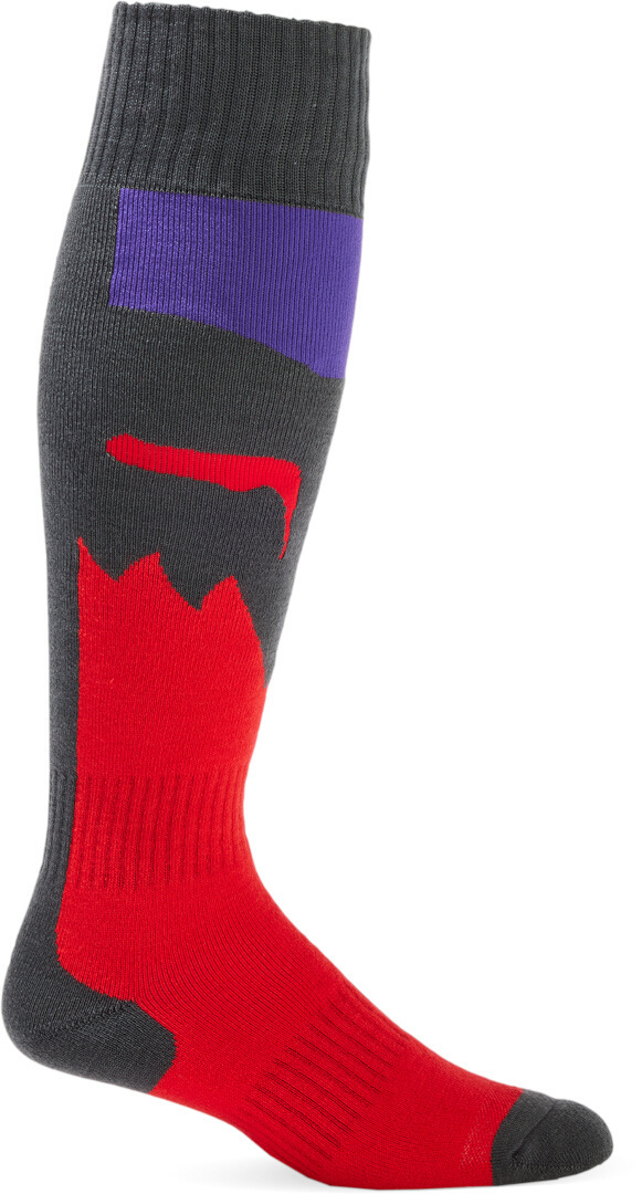 FOX 180 Flora Motocross Socken grau/rot L Abbildung 1