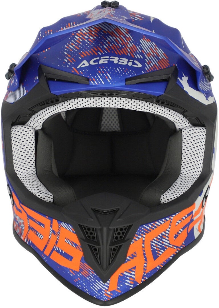 Acerbis Linear Graphic Casco da motocross blu/arancione XXL (63/64) Figura 6