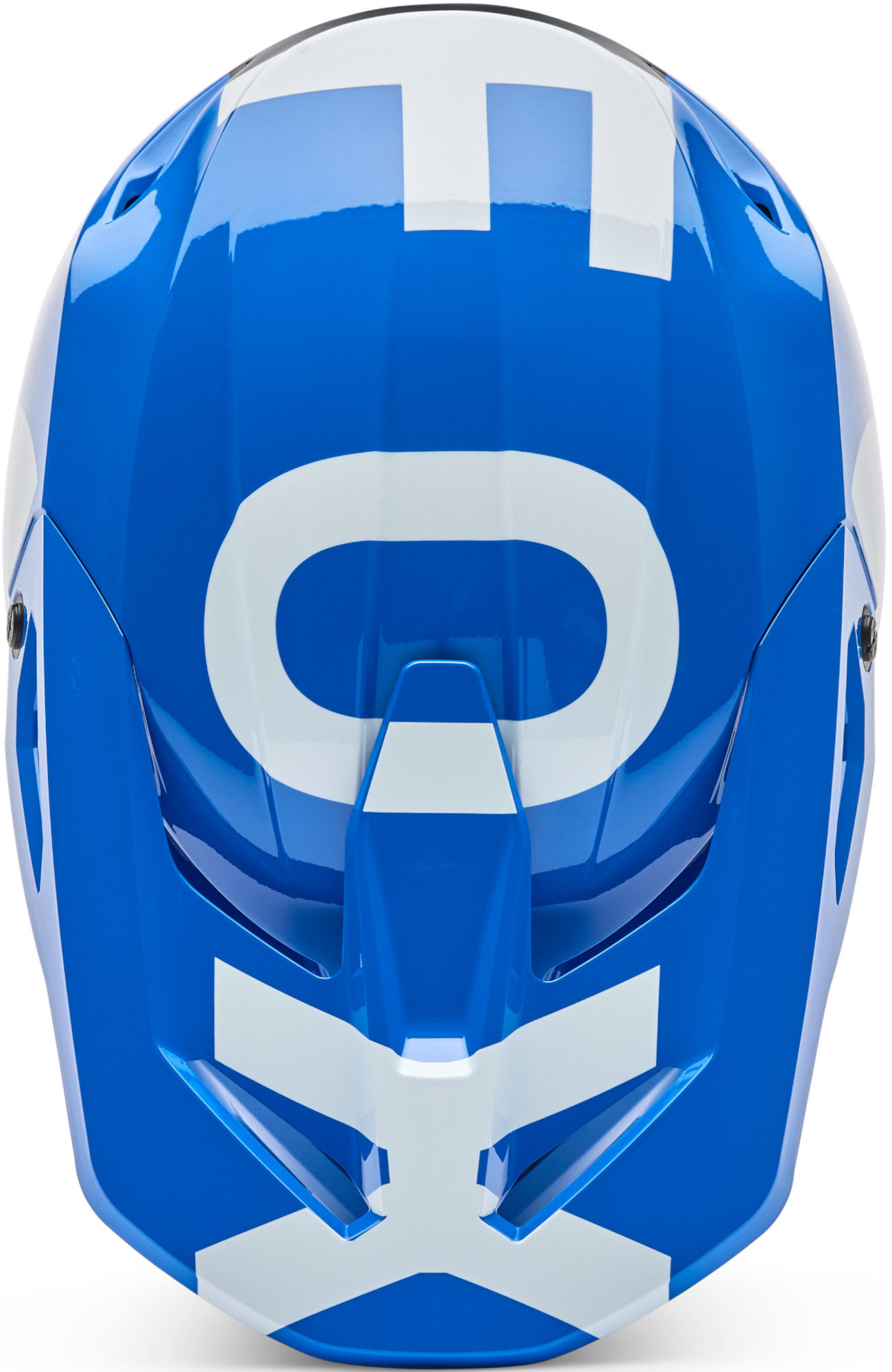 FOX V1 Shield Motocrosshjälm för ungdomar blått Y/L (52/53) Figur 4