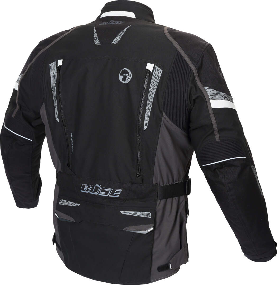 Büse Nero Motorfiets textiel jas zwart/grijs 60 Figuur 9