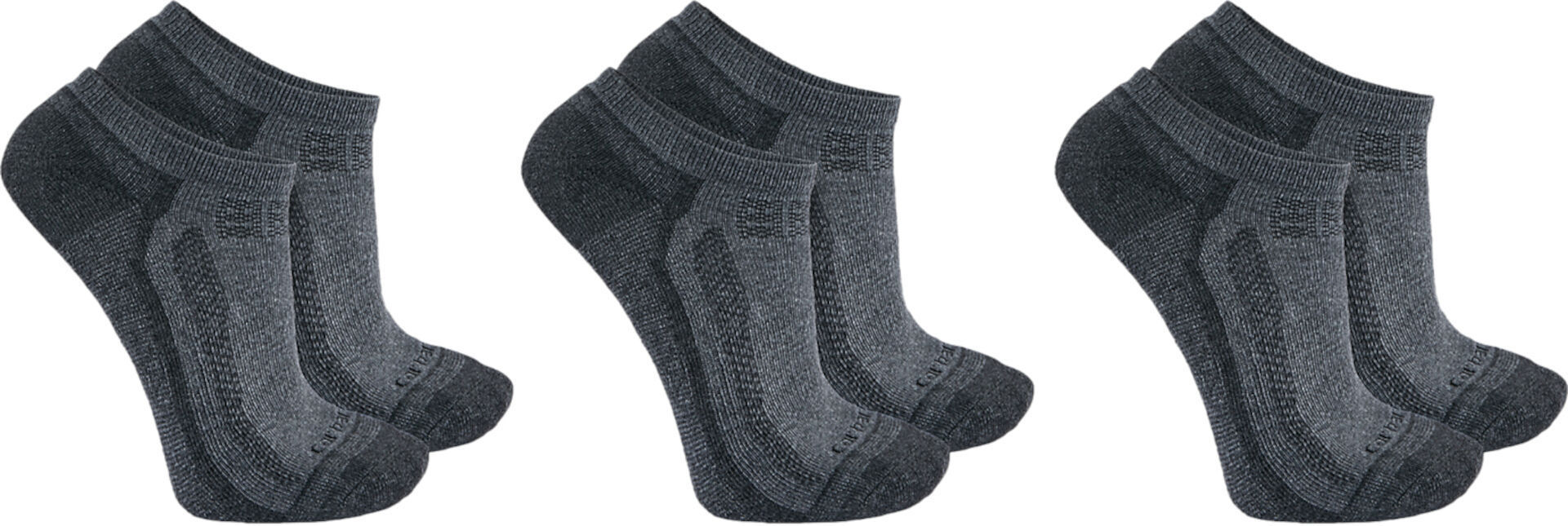 Carhartt Force Midweight Low Cut Șosete (3 perechi) negru L Figura 1