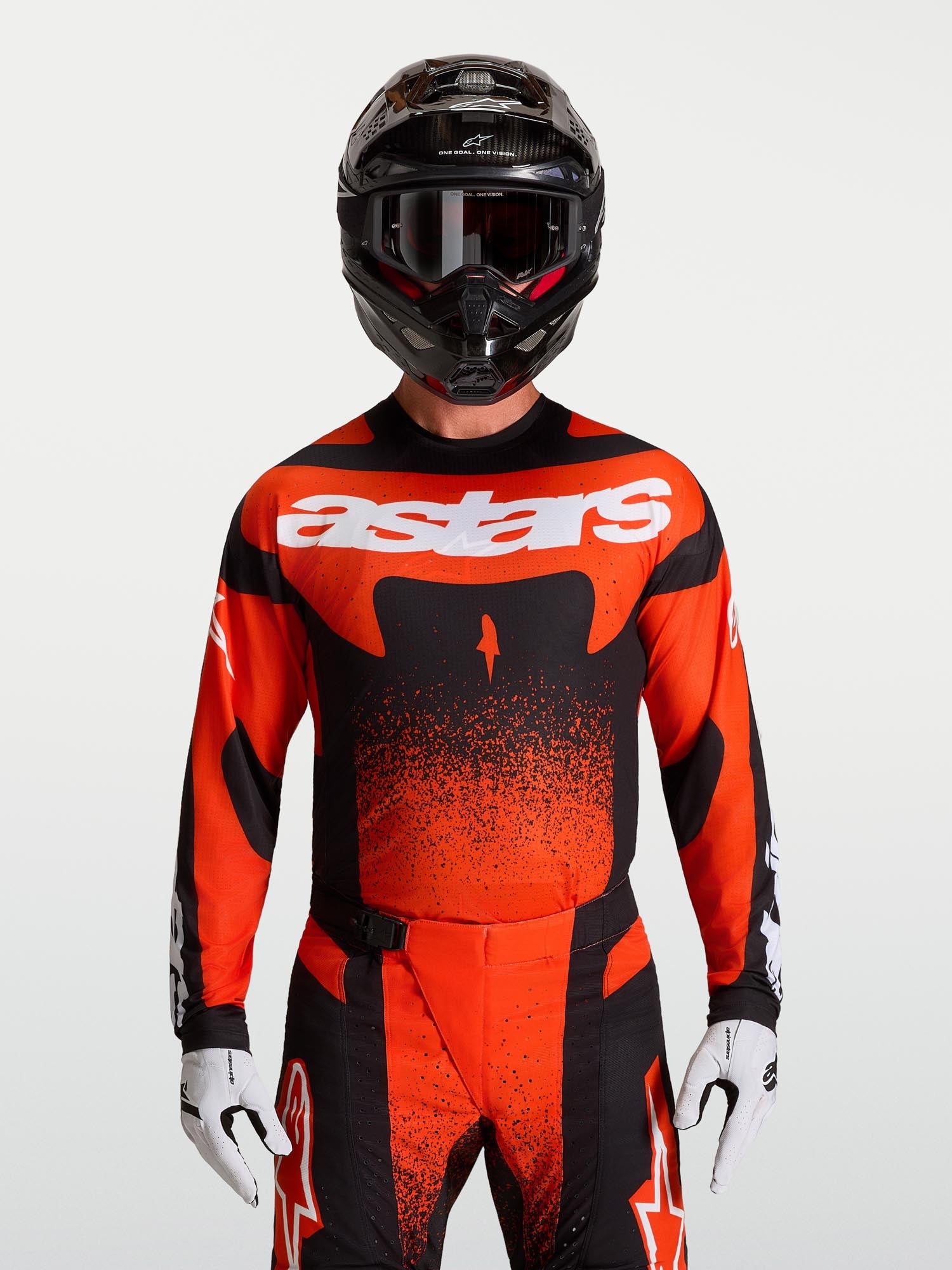 Alpinestars Techstar Swan Maillot Motocross Rouge/Noir/Blanc XL Figure 7