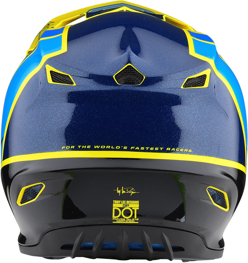 Troy Lee Designs GP Nova Cască de motocross pentru tineret Galben neon Y/M (50/51) Figura 6
