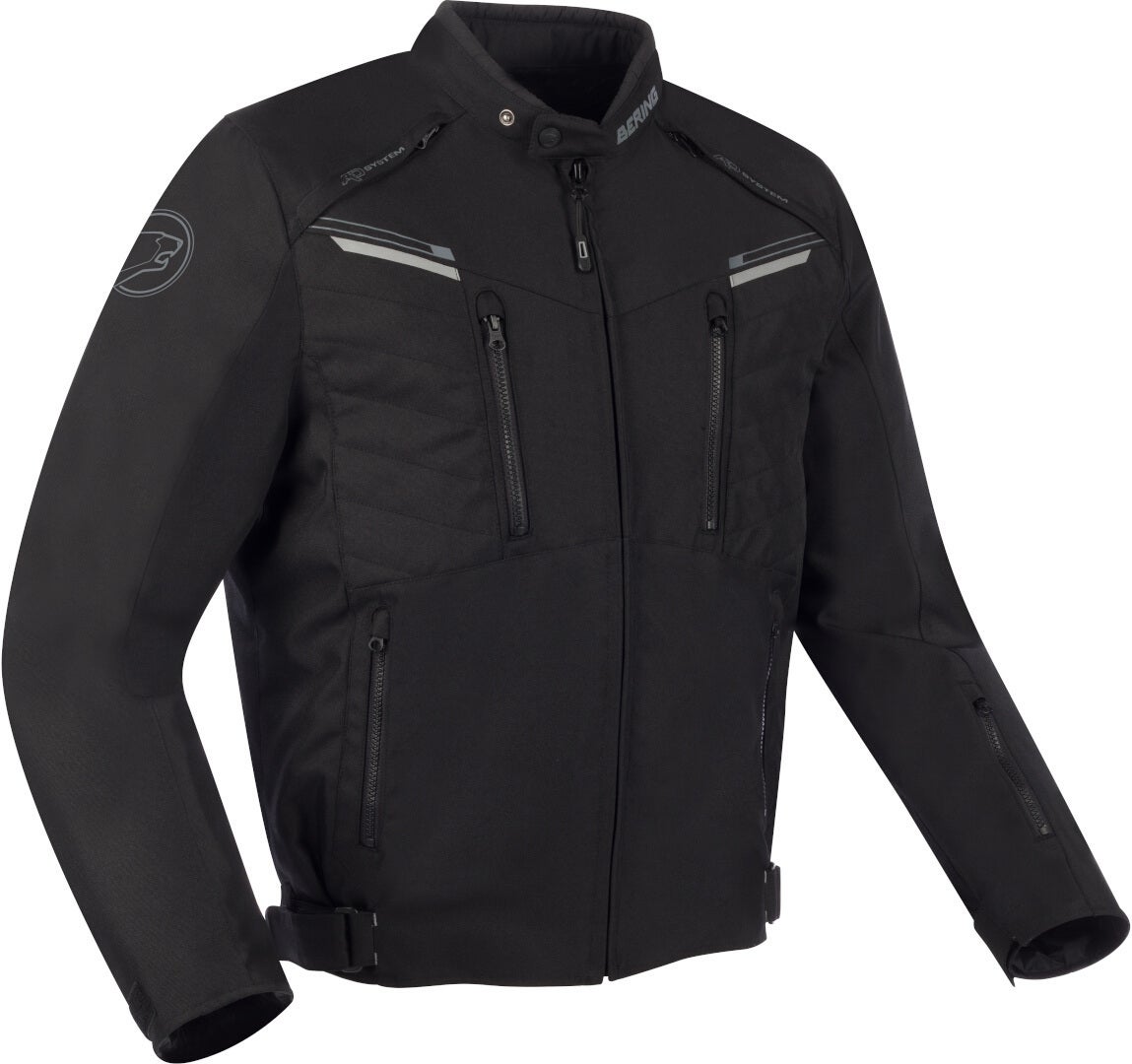 Bering Otago waterproof Motorcycle Textile Jacket black XXL Figure 1