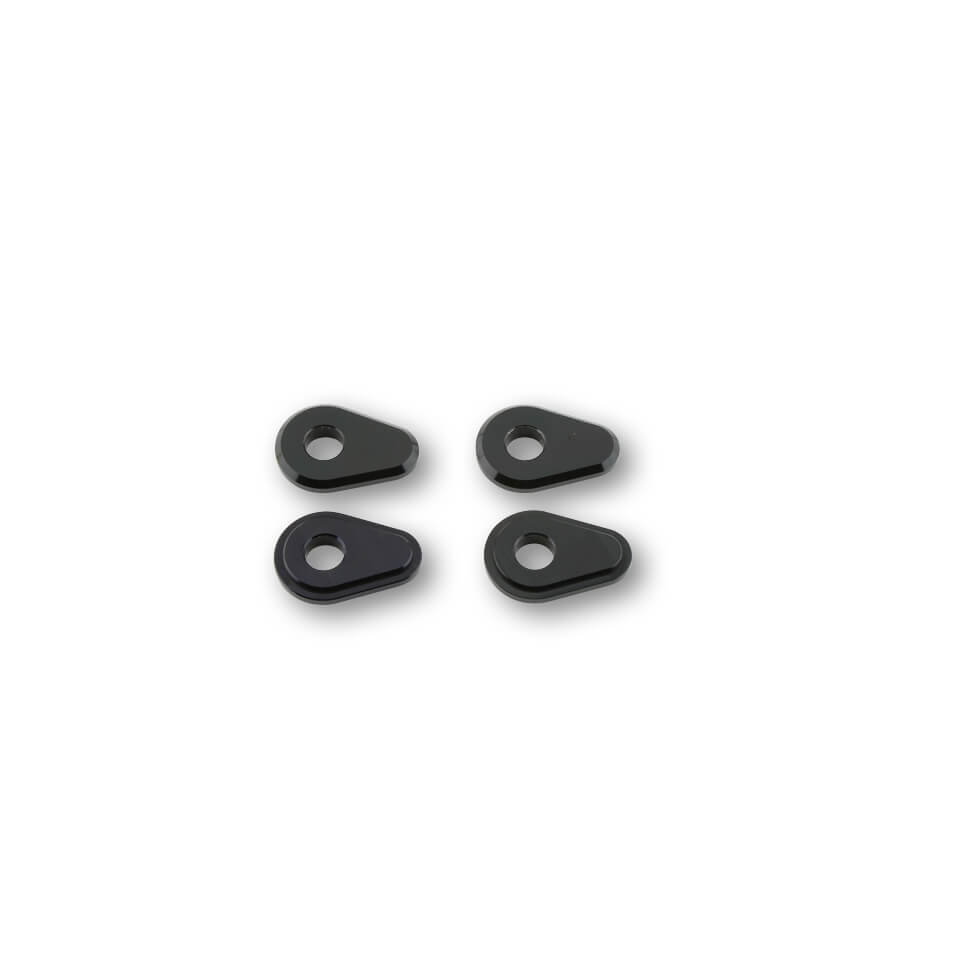 SHIN YO Alu Montageplatten INDY SPACER für YAMAHA MT 07/09/10, Set Figura 1