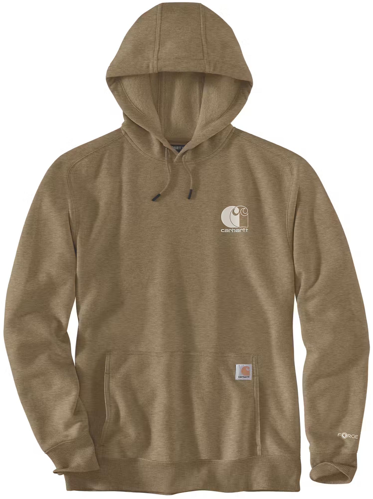 Carhartt Force Logo Sweat Marron/Gris M Figure 1