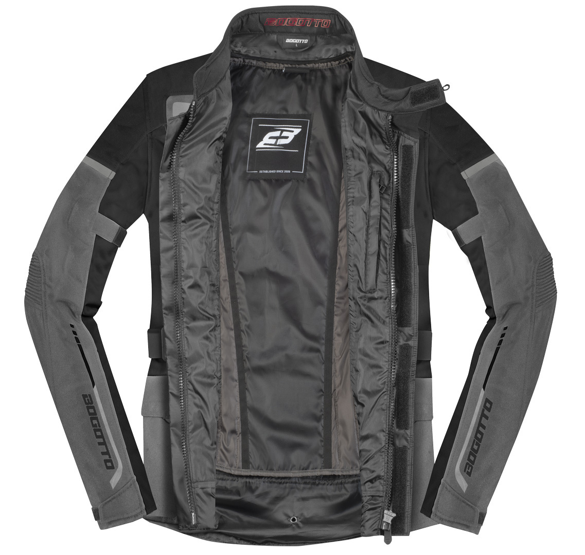 Bogotto Azury 2in1 Jachetă textilă impermeabilă pentru motociclete Negru/gri L Figura 4