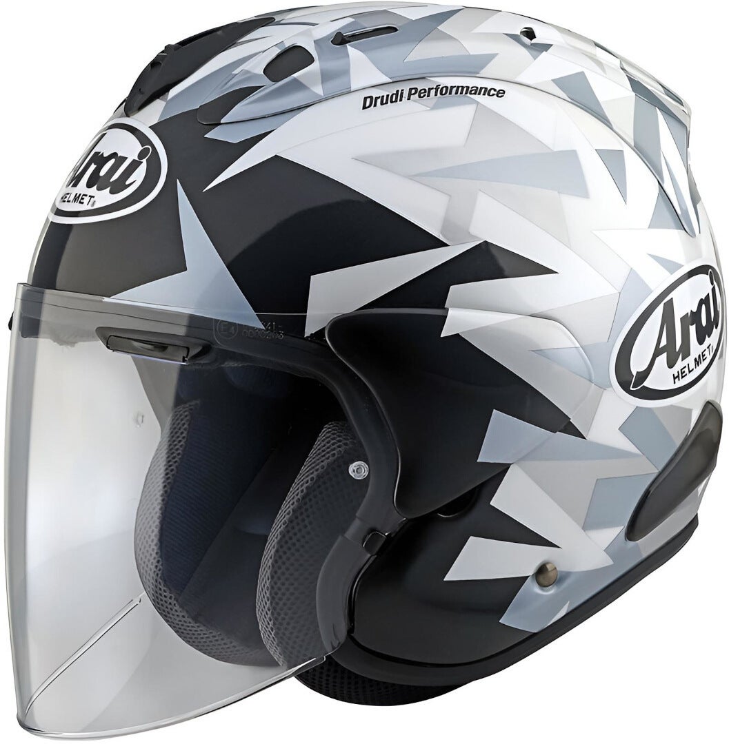 Arai SZ-R EVO Mimesis Casque jet Blanc/Gris/Noir M (57/58) Figure 1