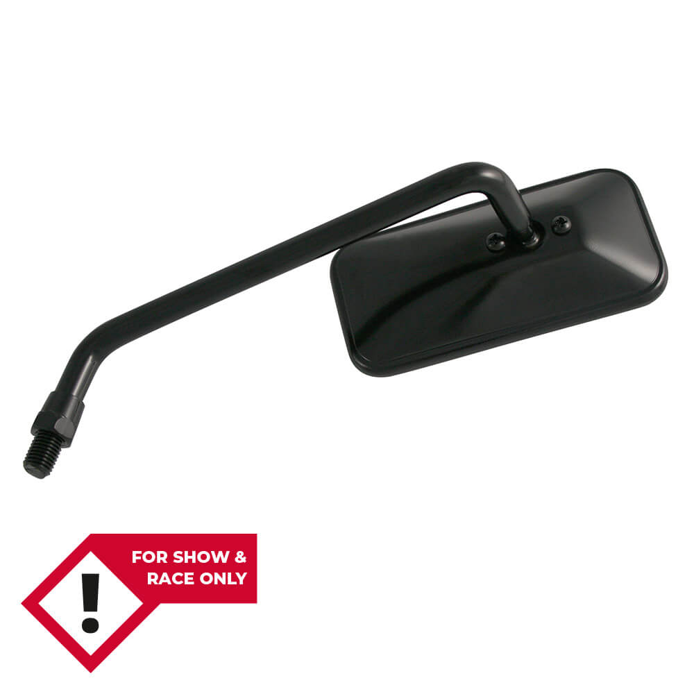 SHIN YO Chopperspiegel, lang, rechtseckig, schwarz negru Legături Figura 1