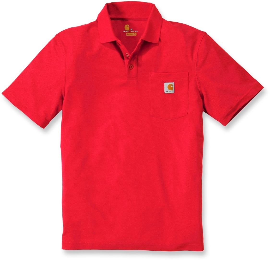 Carhartt Contractors Work Pocket Tricou Polo roșu XS Figura 1
