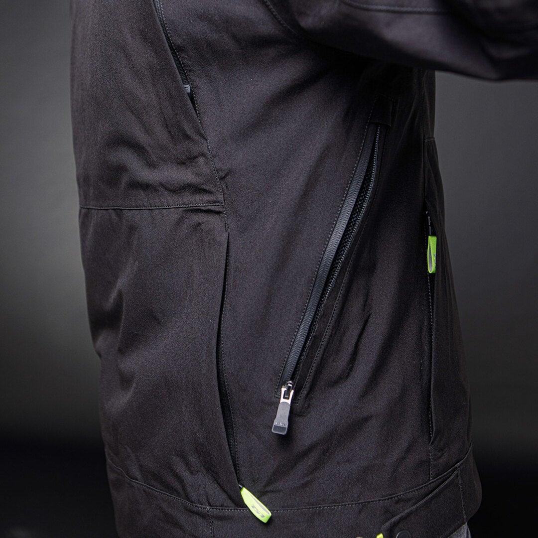 LS2 Titanium waterproof Motorcycle Textile Jacket black/neon XXL Figure 12