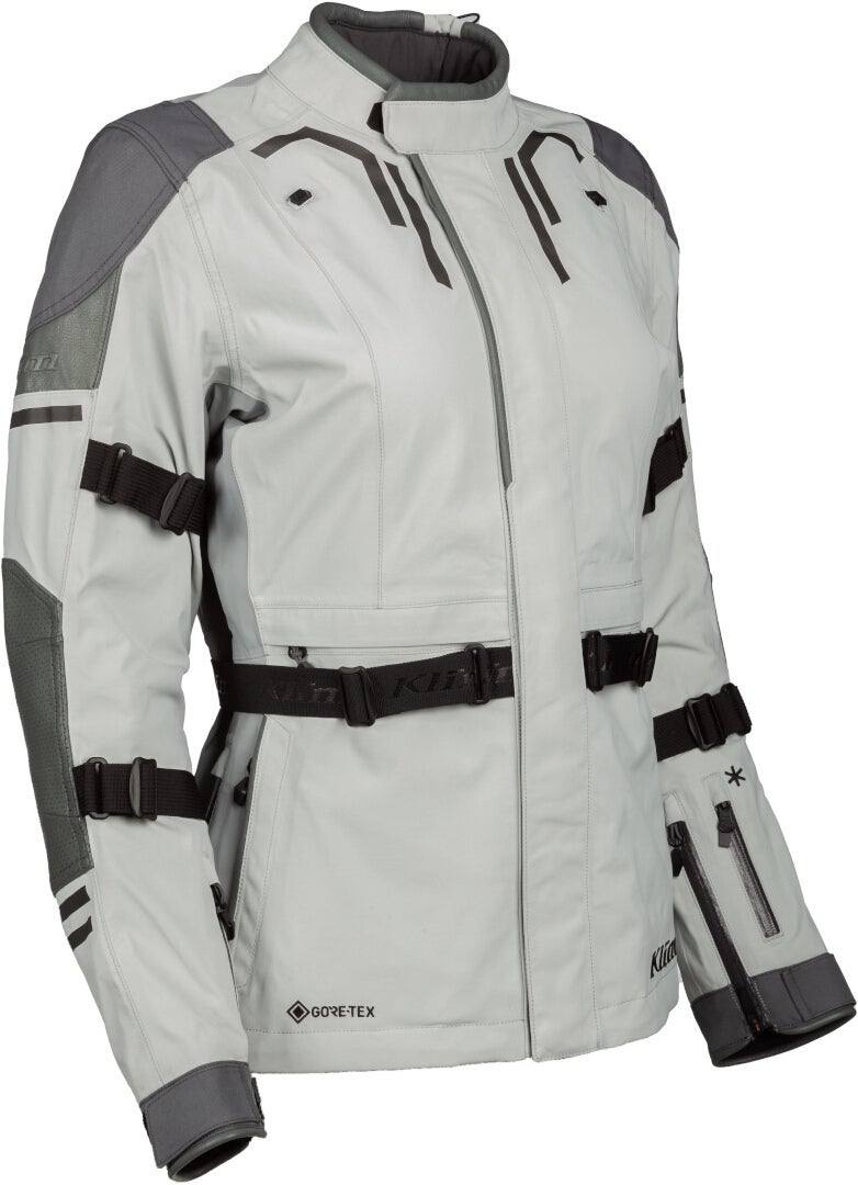 Klim Altitude 2023 Motorrad Textiljacke hellgrau/dunkelgrau/schwarz XXL Abbildung 3