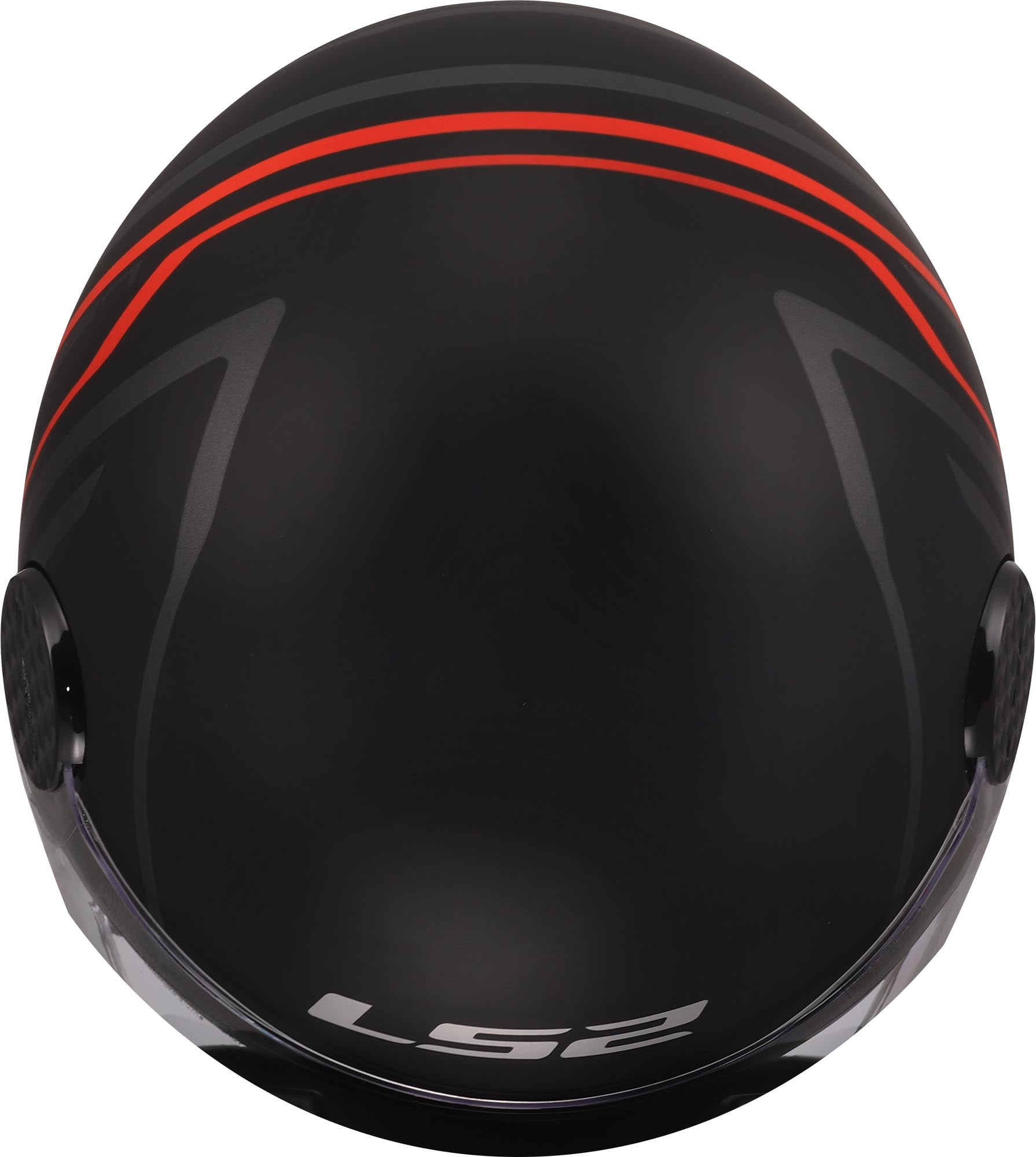 LS2 OF558 Sphere Lux II Minim Open-Face Helmet black/red XXL (63/64) Figure 9