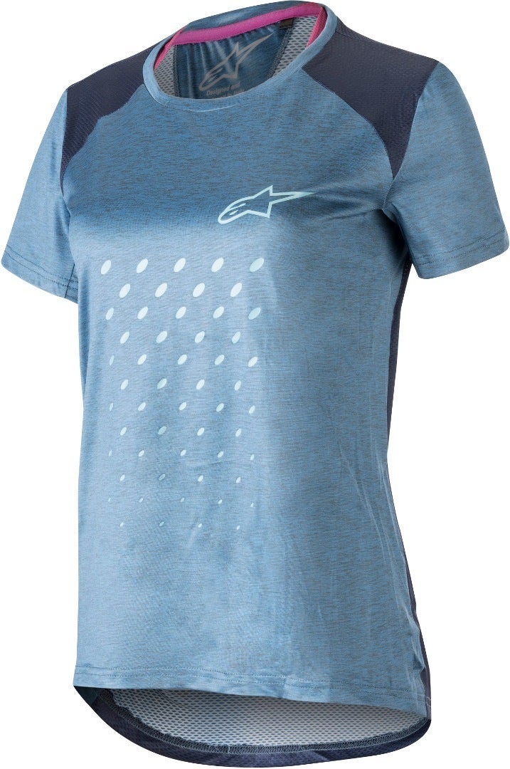 Alpinestars Stella Alps 6.0 SS Damecykel Jersey blå M Figur 1