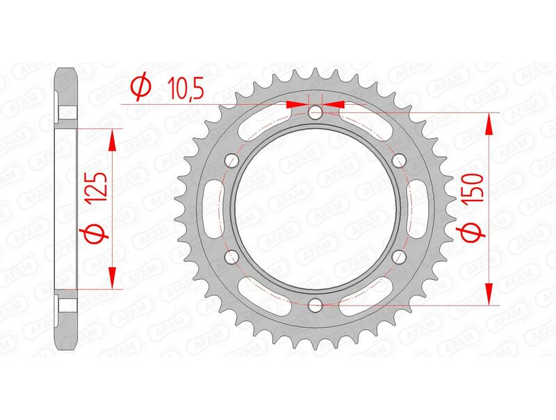AFAM Standard stålkrona 71800 - 525 Figur 2