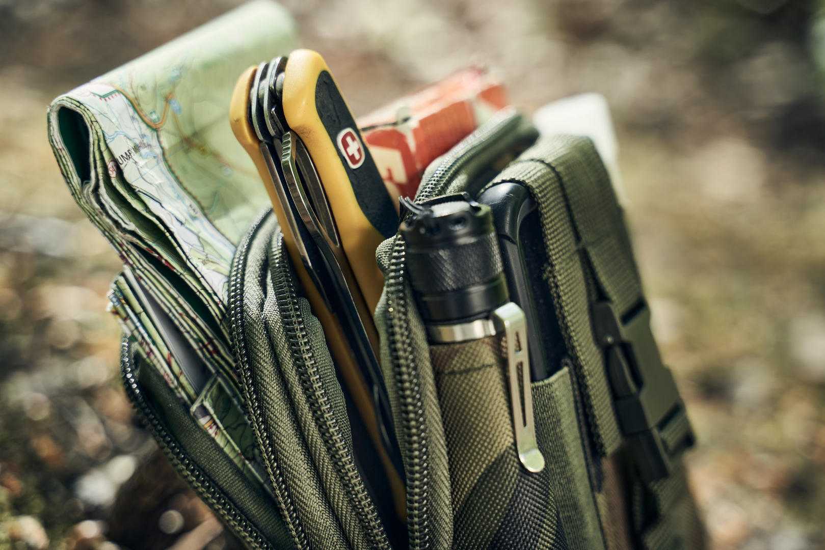 Brandit Molle Pouch Functional Geantă Camuflaj Figura 3