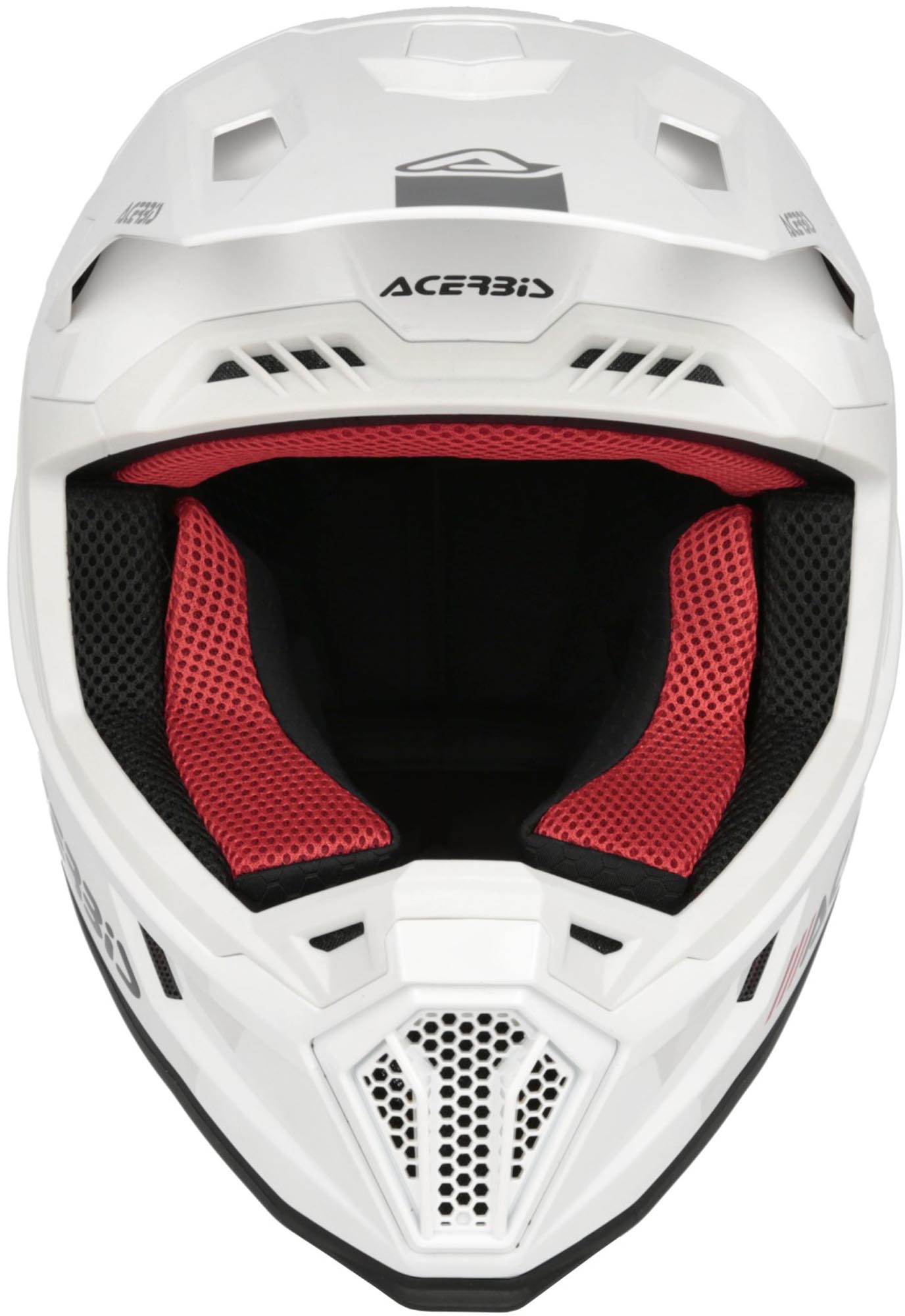 Acerbis Whoops Motocrosshelm wit/rood XL (61/62) Figuur 4