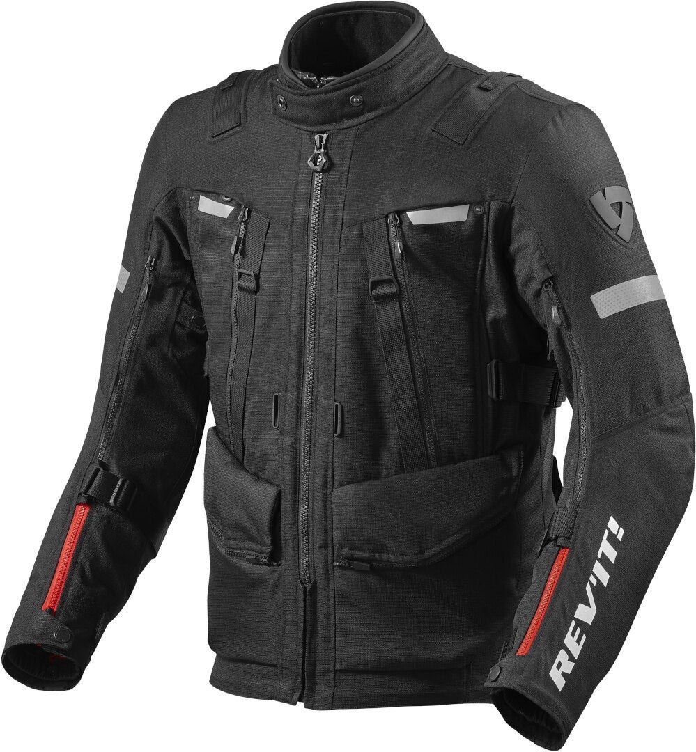 Revit Sand 4 H2O Motorcycle Textile Jacket black/black M Figure 1