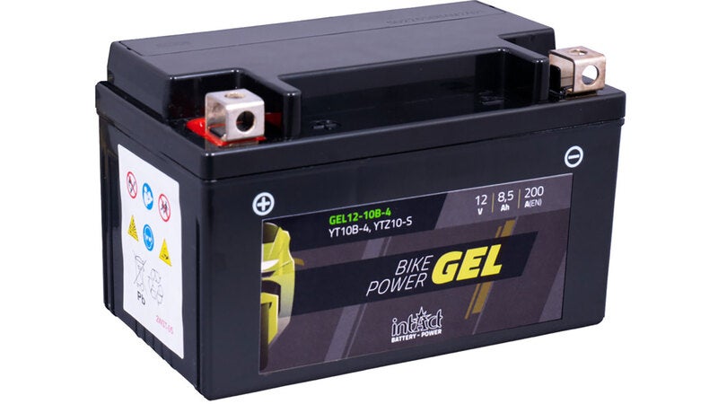 INTACTO Bateria de energia de bicicleta GEL YTZ10-S, YT10B-4 Figura 2