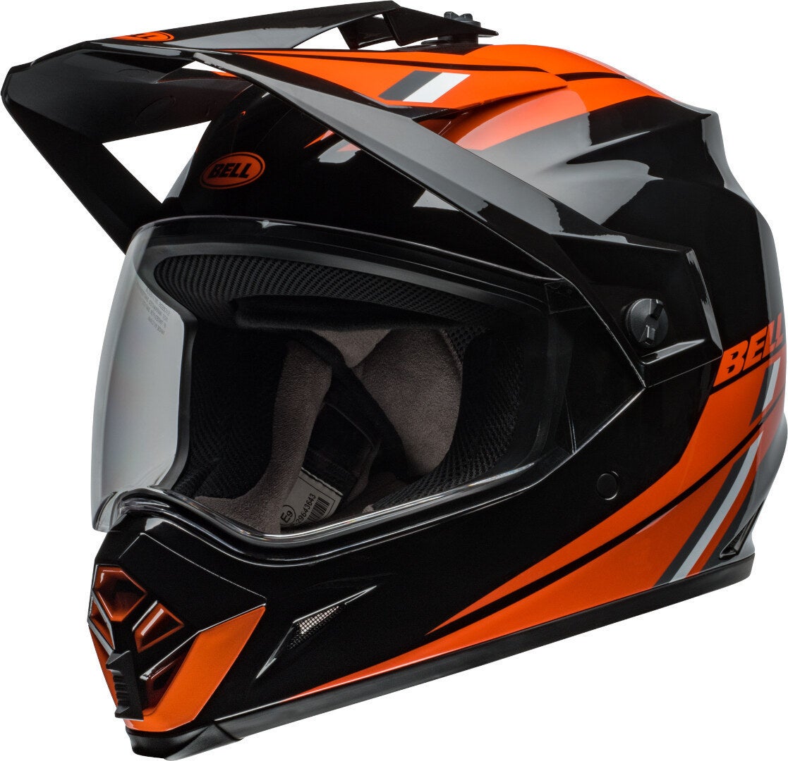 black/orange