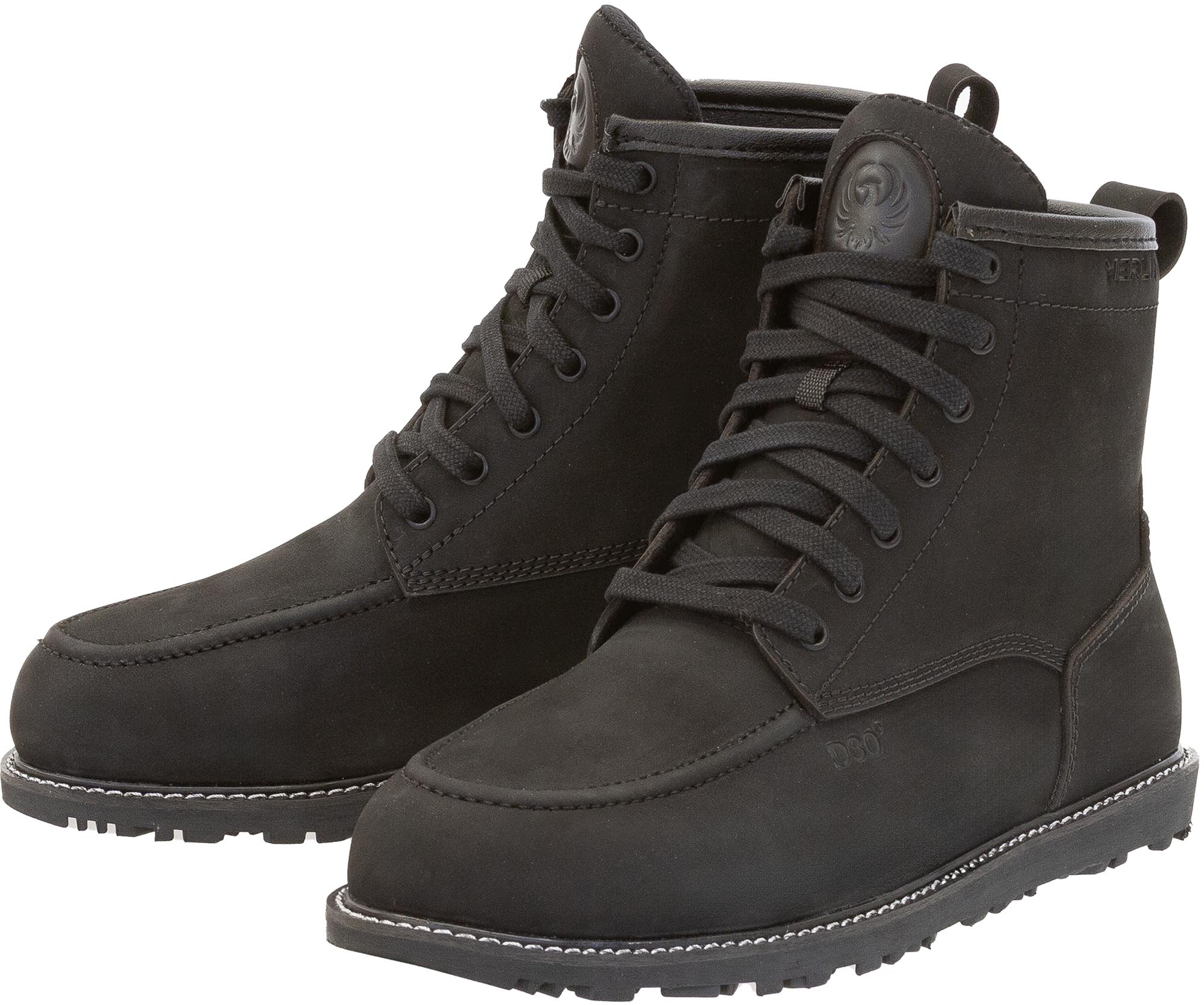 Merlin Worker D3O wasserdichte Motorrad Stiefel schwarz 45 Abbildung 1