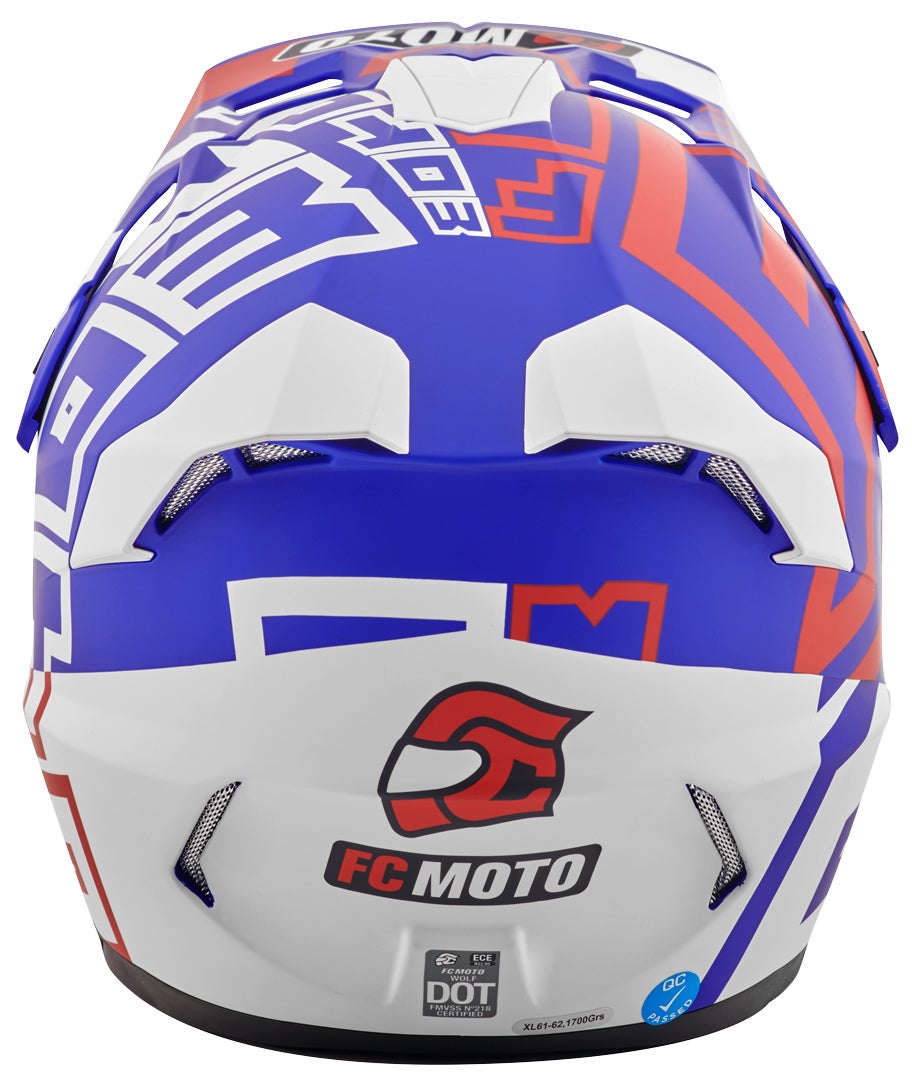 FC-Moto Merkur Flex Motocross Helmet blue/red/white L Figure 6