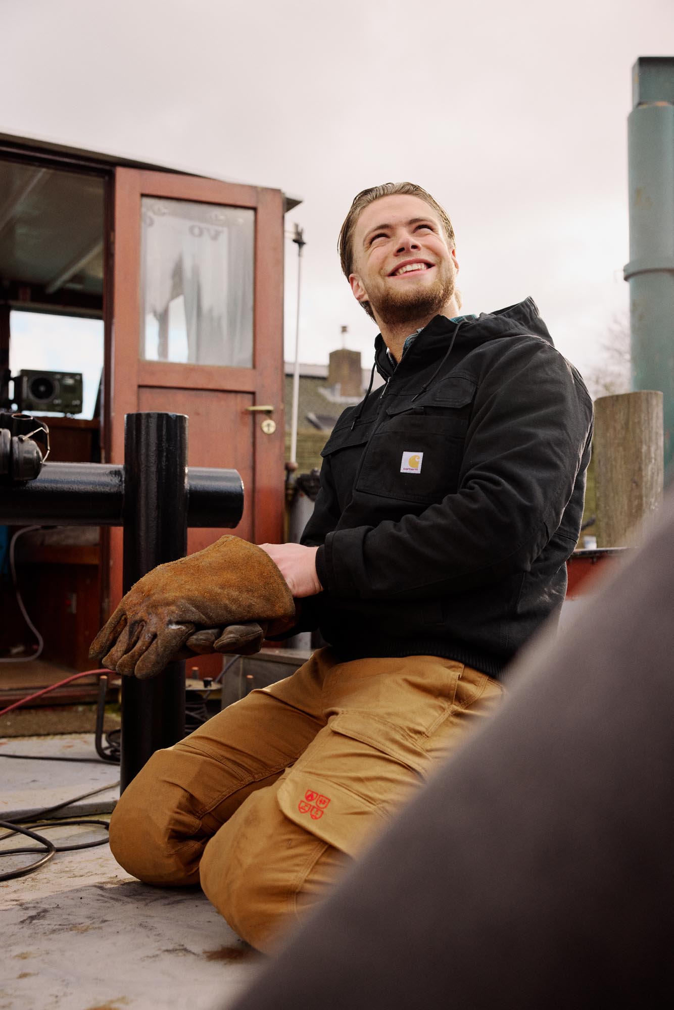Carhartt Canvas Boise Multi-Norm Dungaree Pantalon Marron 32/32 Figure 4