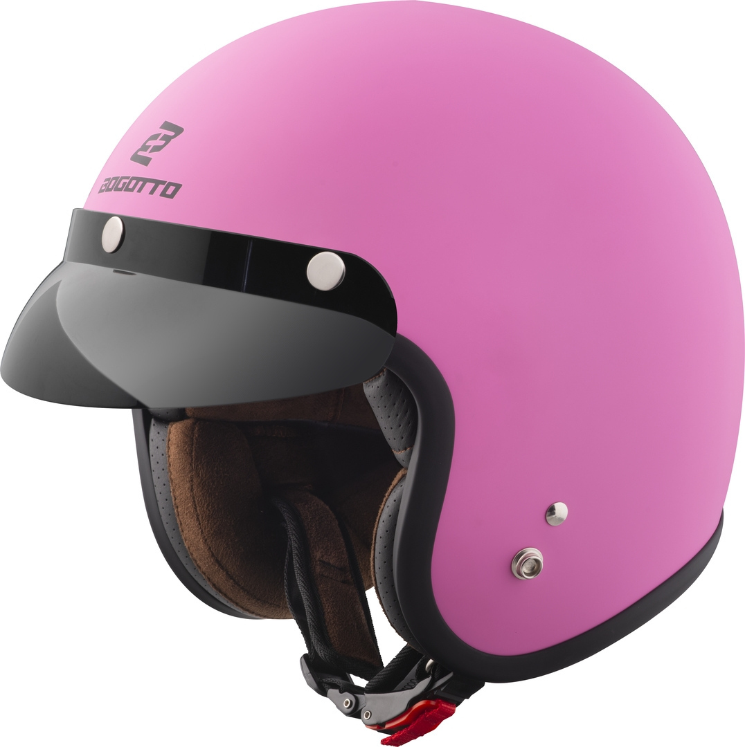 Bogotto H541 Solid Casco Jet mate rosa L Figura 2