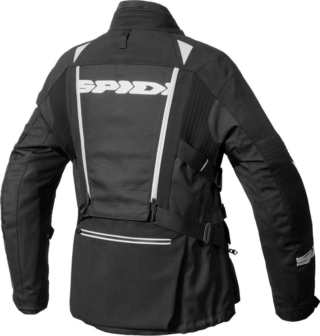 Spidi H2Out Allroad 오토바이 섬유 재킷 검정/회색 XL 그림 14