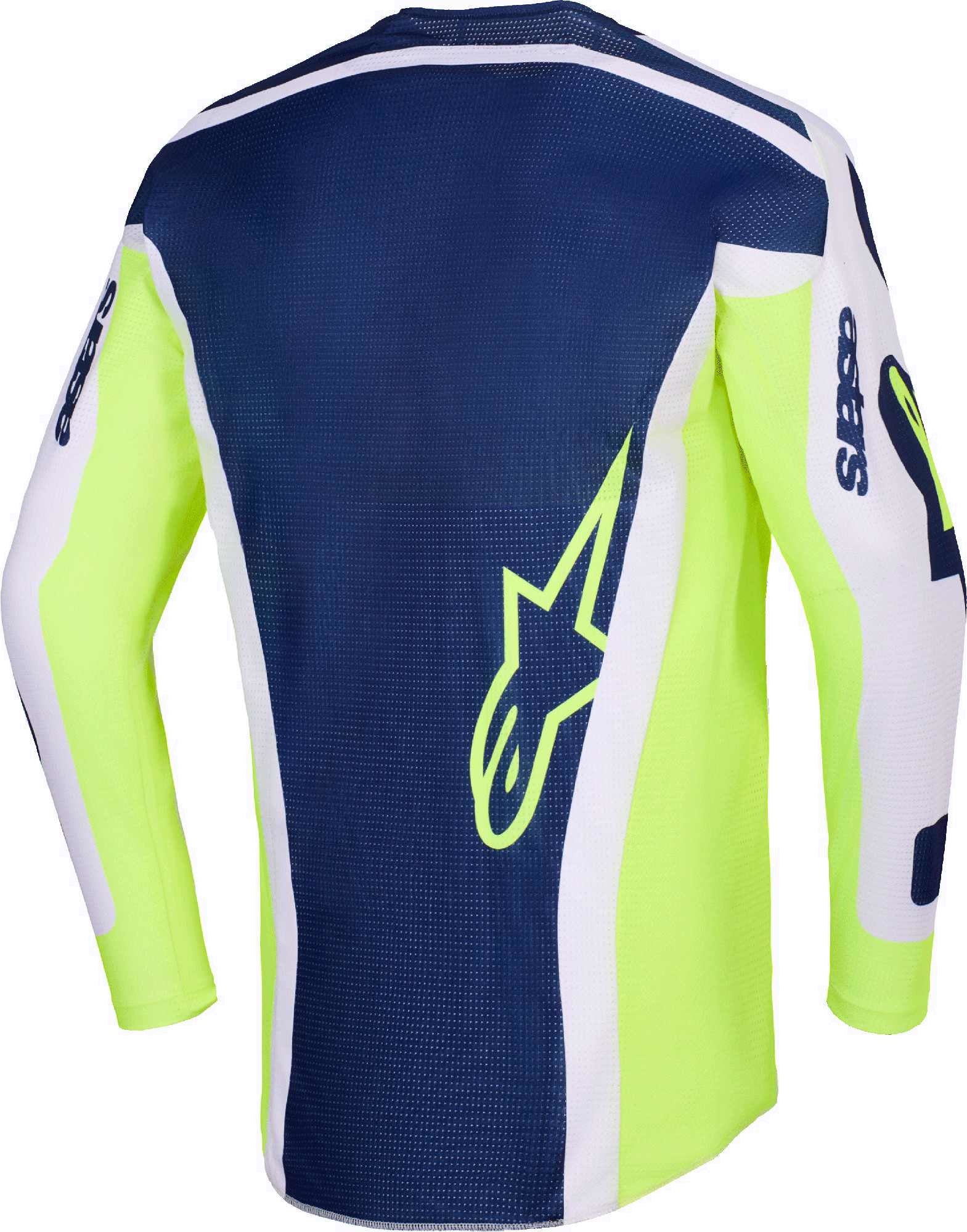 Alpinestars Racer Air Riway Motocross Jersey hellgrau/gelb L Abbildung 2