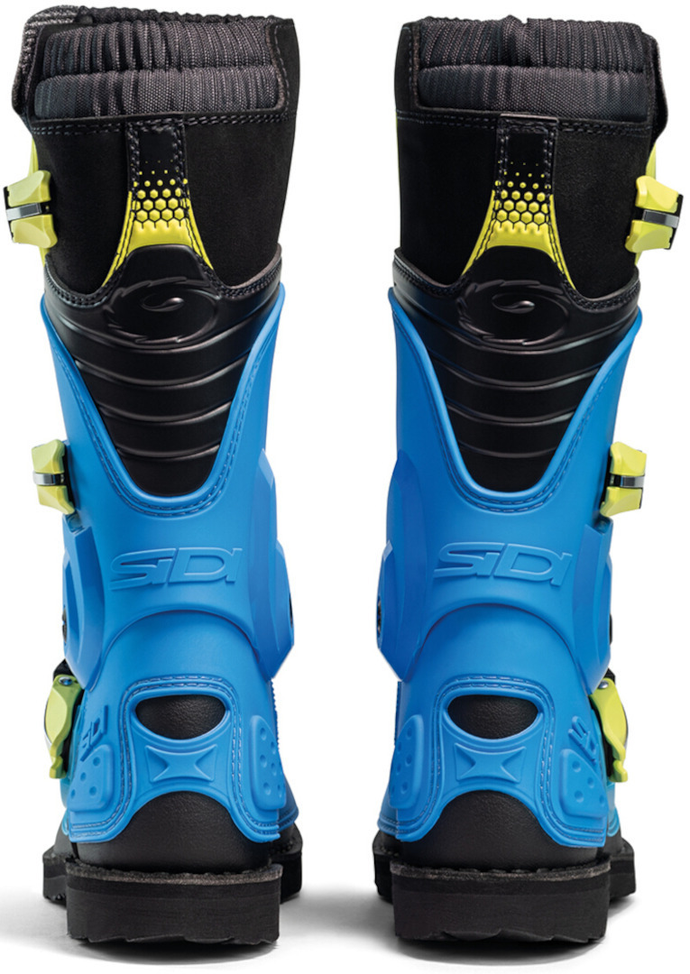 Sidi Flame Børn Motocross Støvler sort/blå/gul 32 Figur 2