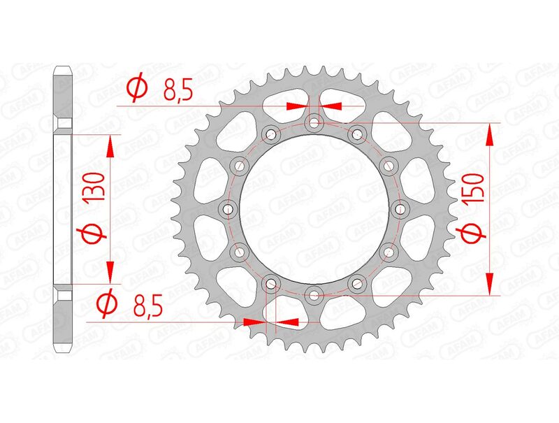 AFAM Standard stålkrone 12323 - 520 Figur 2