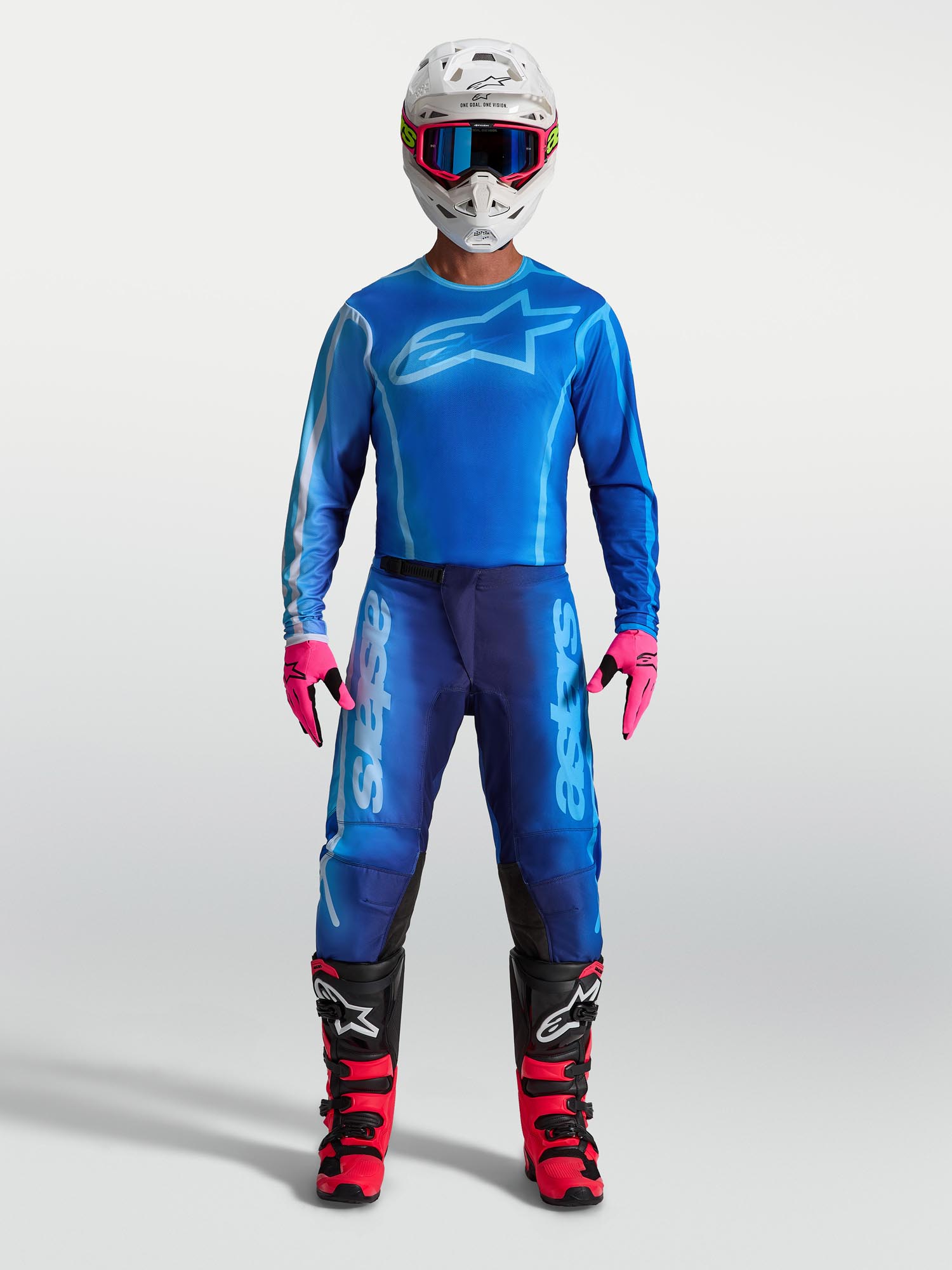 Alpinestars Fluid Kepler Φανέλα μοτοκρός μπλε/γαλάζιο M Γράφημα 6