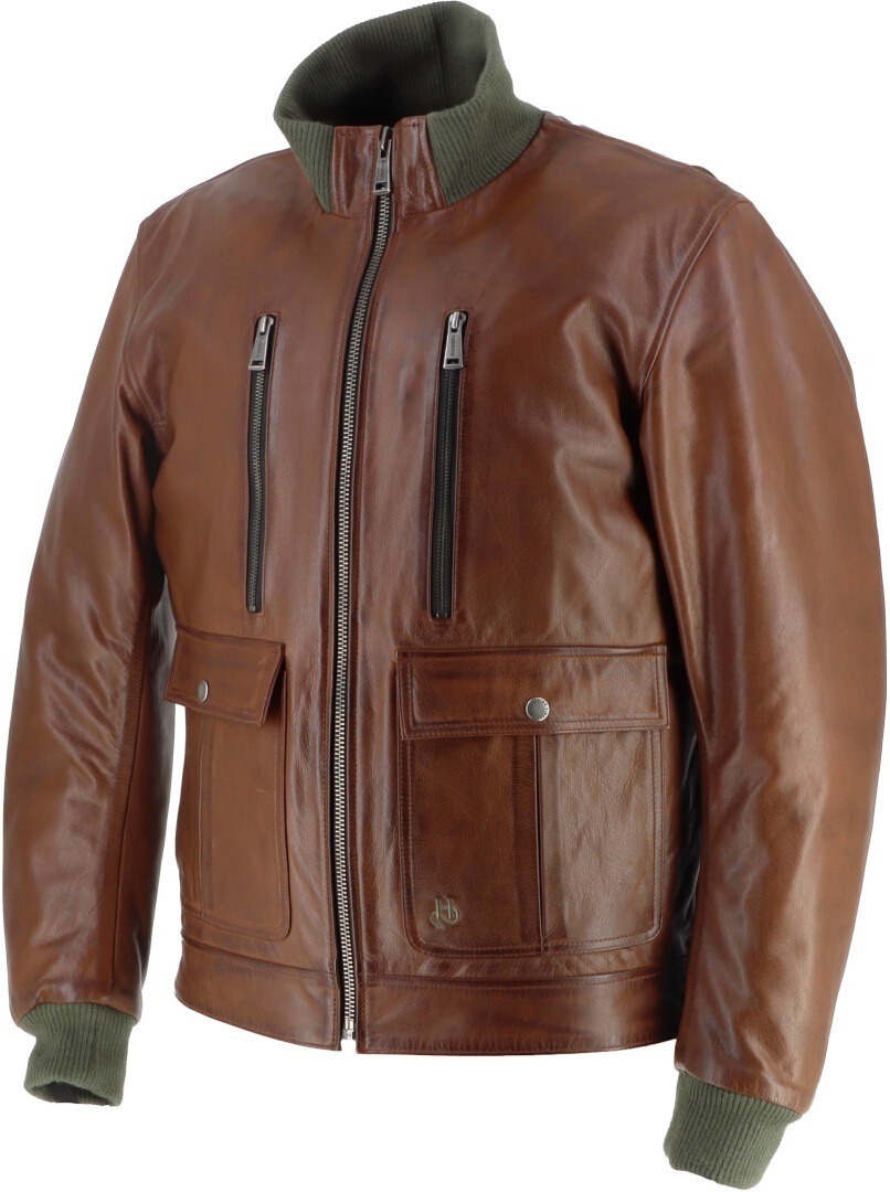 Helstons Downtown Motorrad Lederjacke braun M Abbildung 4