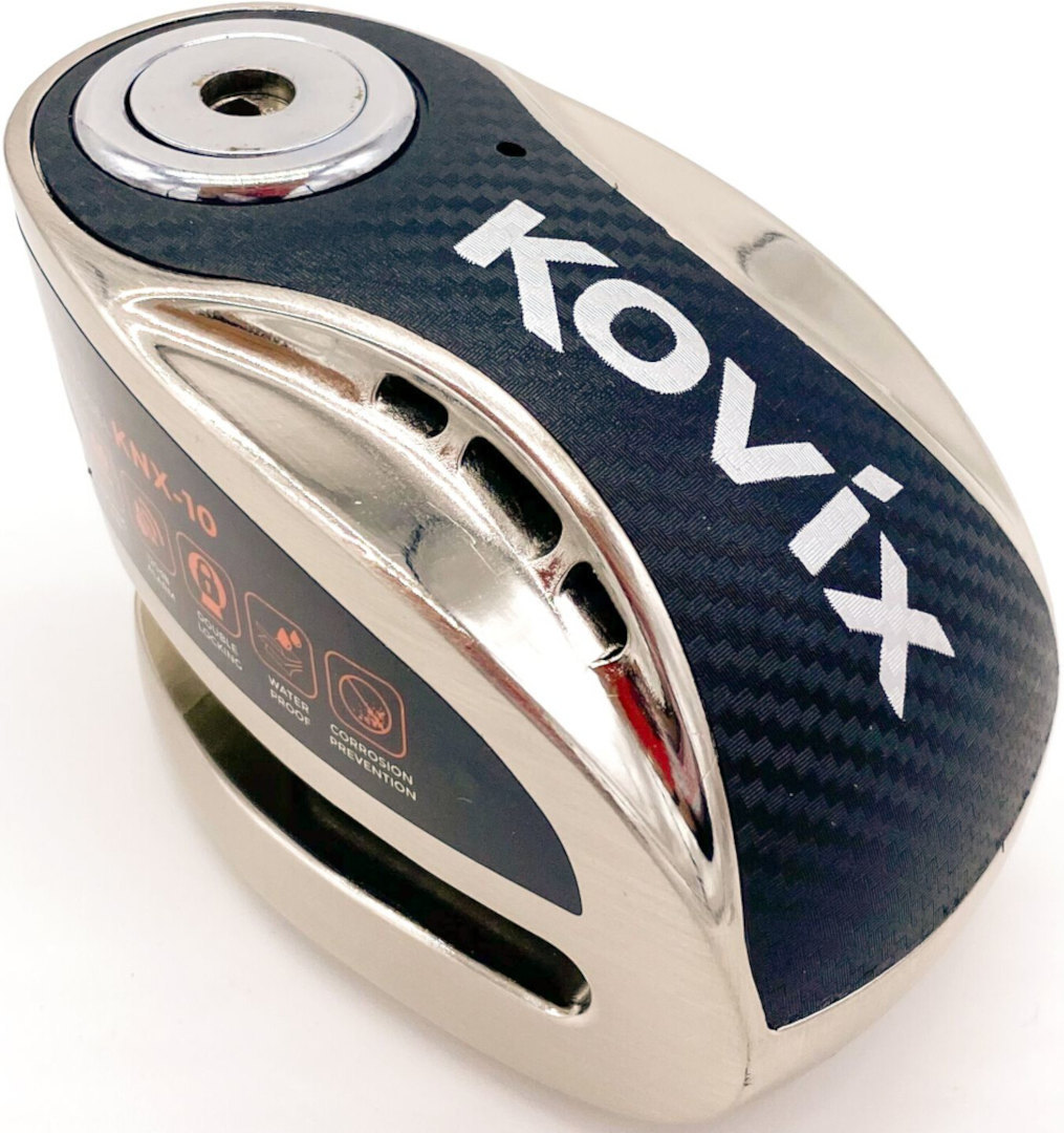 Kovix KNX10 Alarm Trava do disco de freio Metal Chrome Figura 1