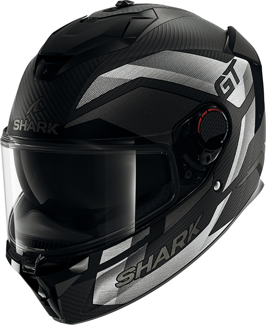 Shark Spartan GT Pro Ritmo Carbon Cască Negru mat/gri S (55/56) Figura 1