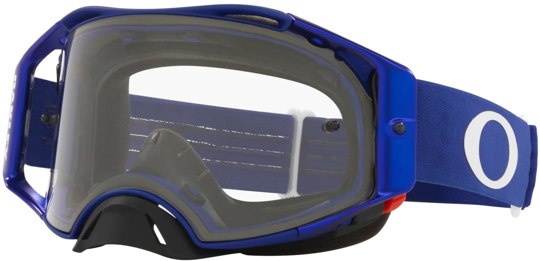 Oakley Airbrake Clear Ochelari de motocross Albastru/Alb Figura 1