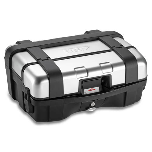 GIVI Trekker 33 Monokey Aluminiumtopplåda / sidopannier set silver/svart 66 Ltr. Figur 2